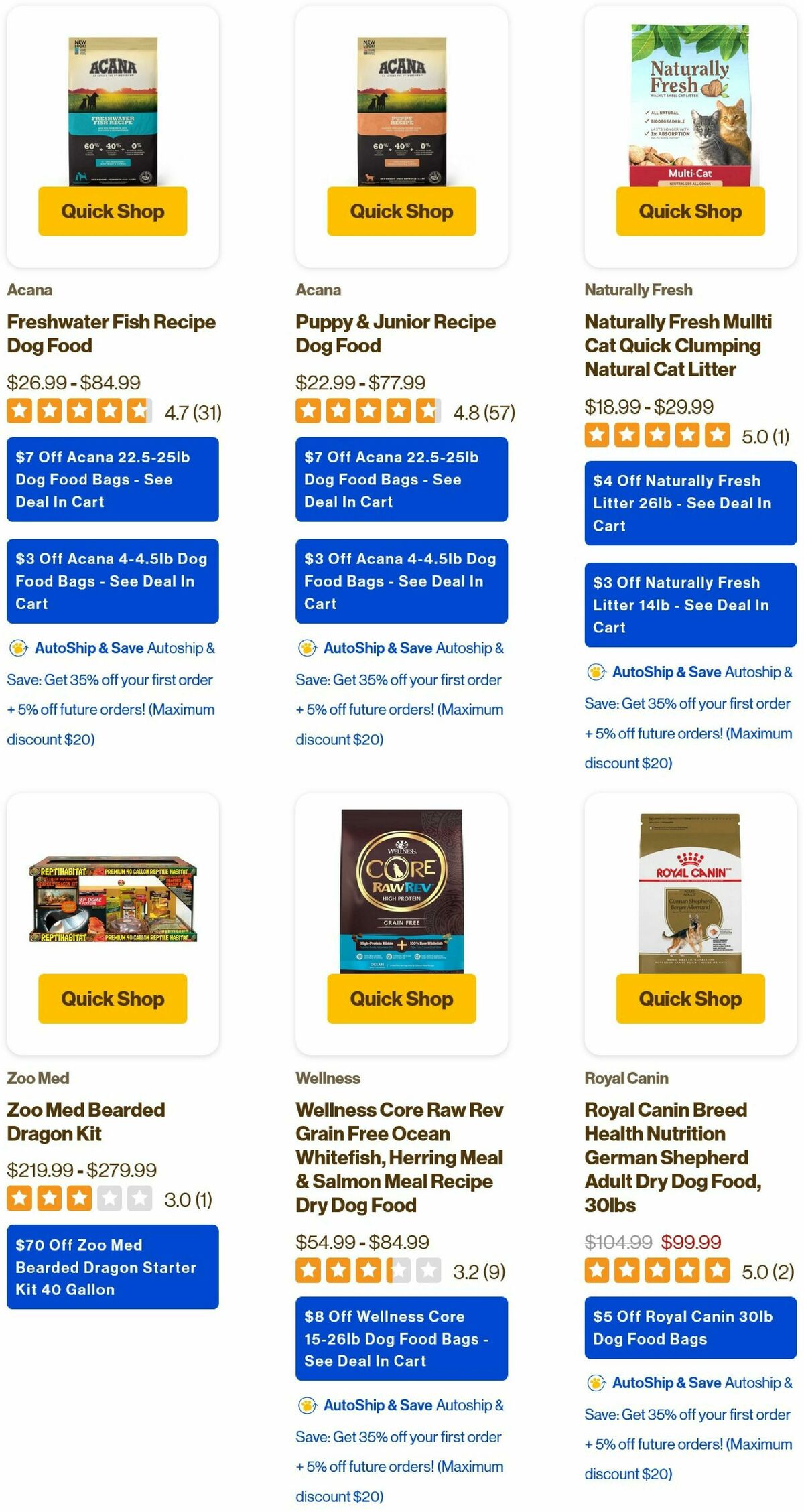 Pet Supermarket Weekly Ad from April 3