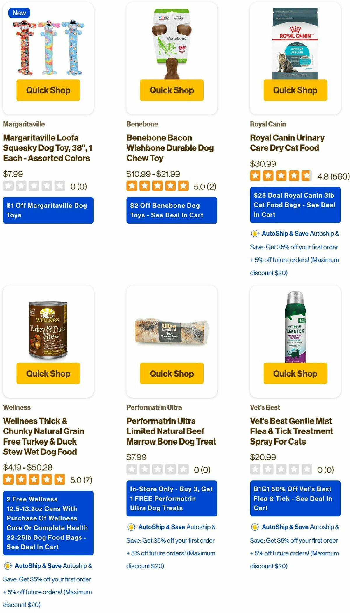 Pet Supermarket Weekly Ad from May 4