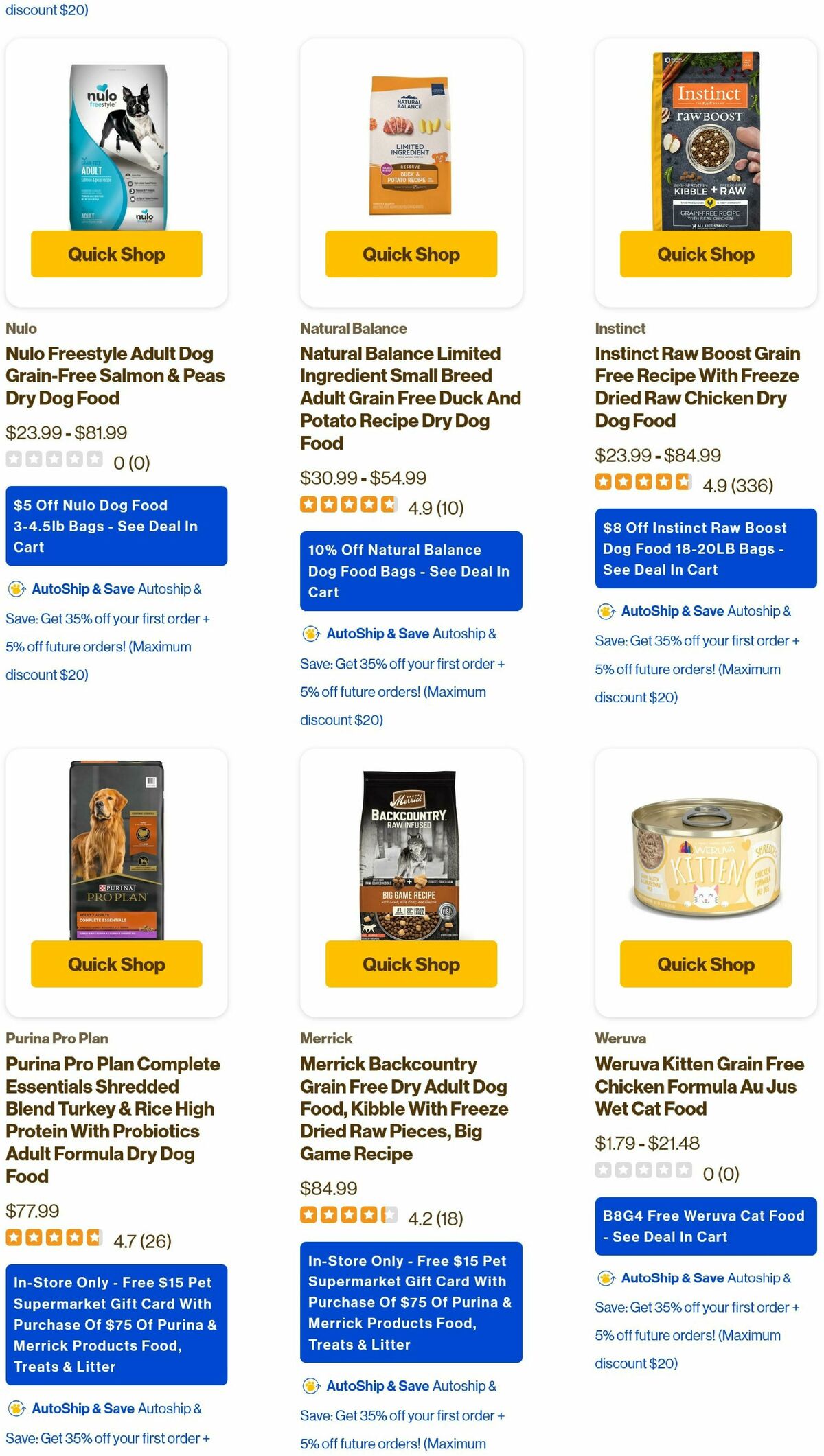 Pet Supermarket Weekly Ad from June 3