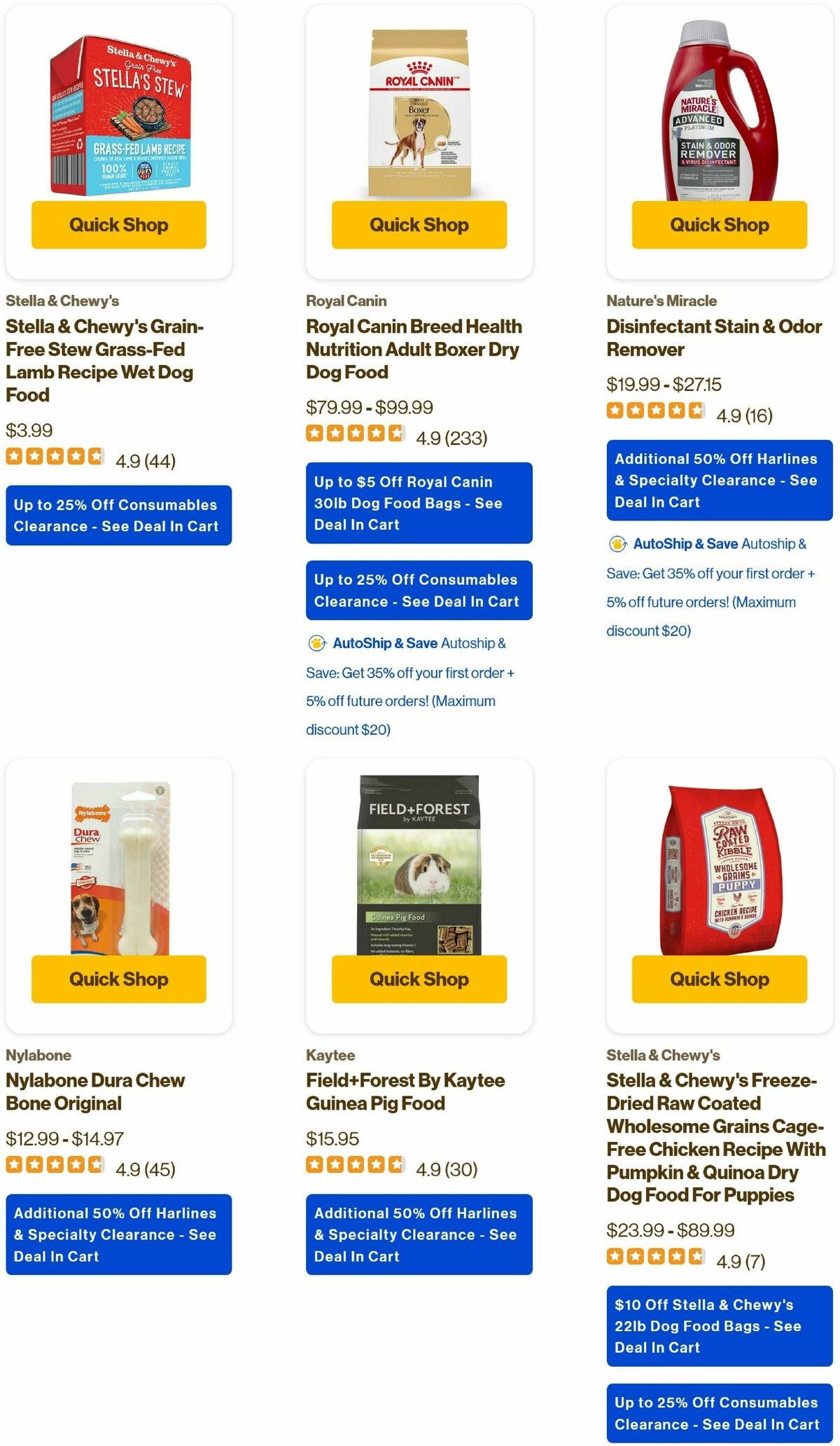 Pet Supermarket Weekly Ad from August 4