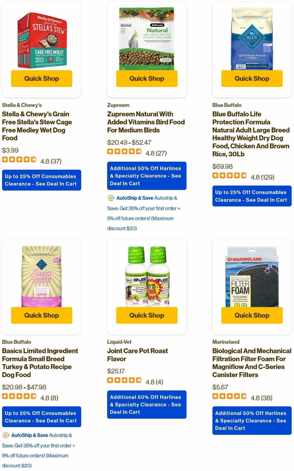 Pet Supermarket Weekly Ad from August 4