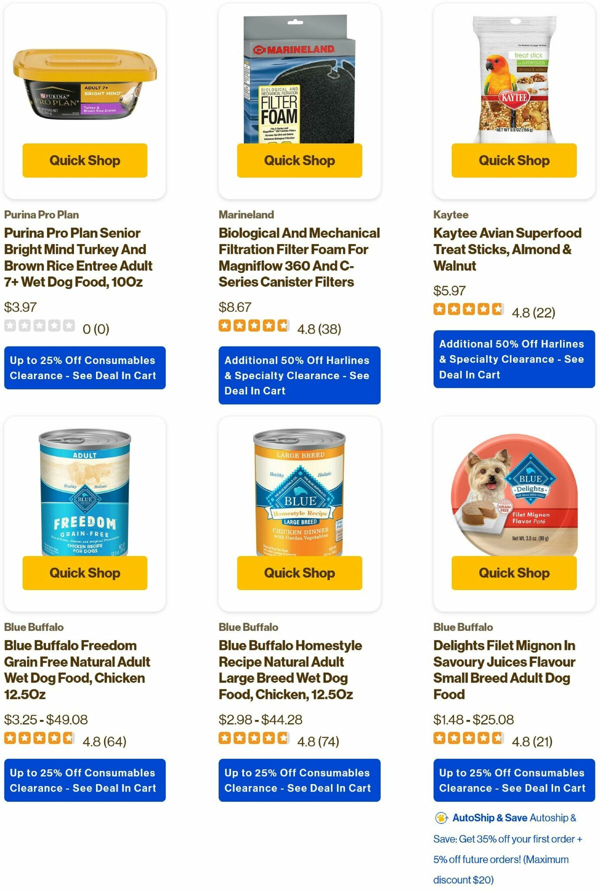 Pet Supermarket Weekly Ad from August 4