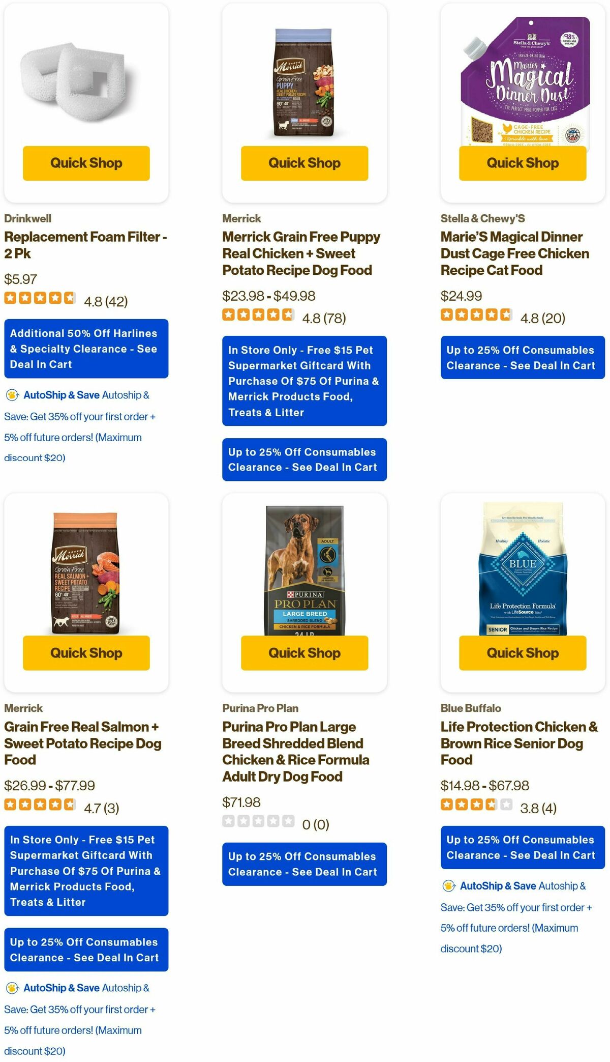 Pet Supermarket Weekly Ad from August 4