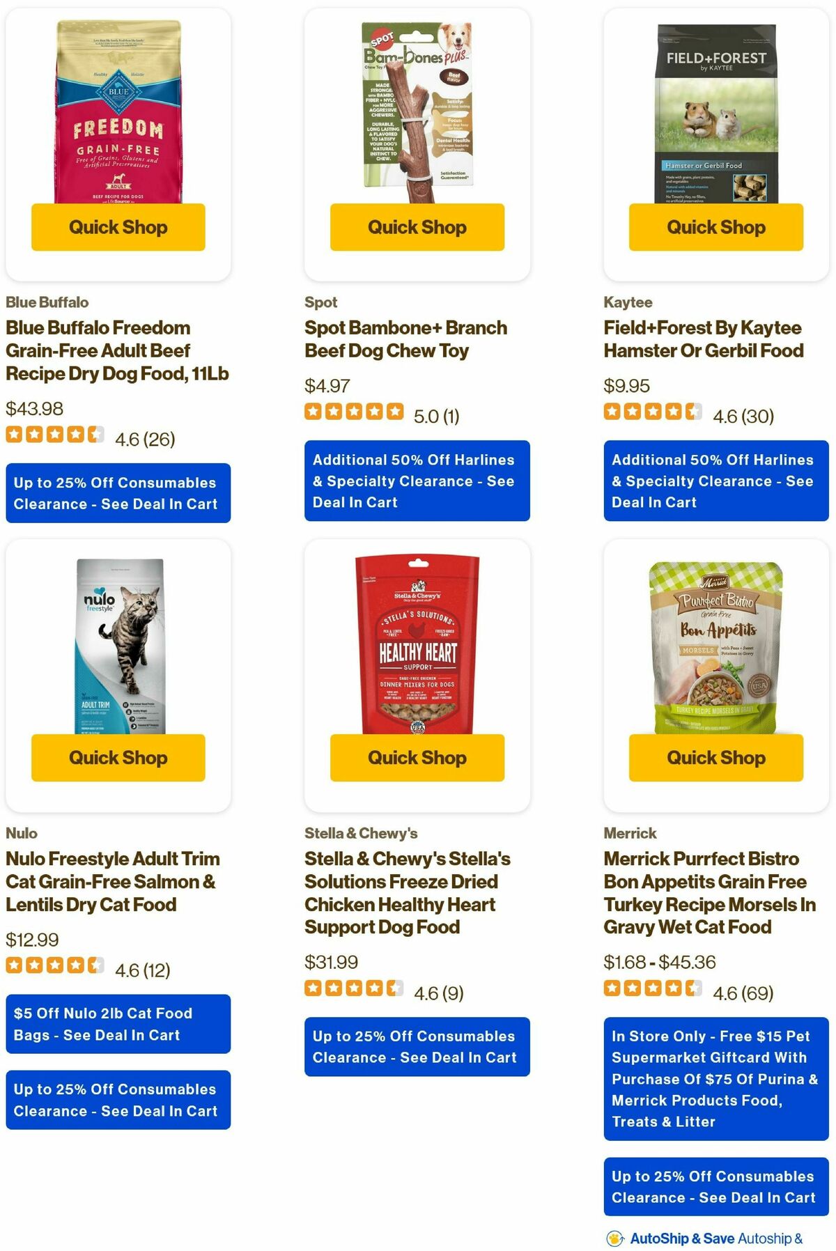 Pet Supermarket Weekly Ad from August 4