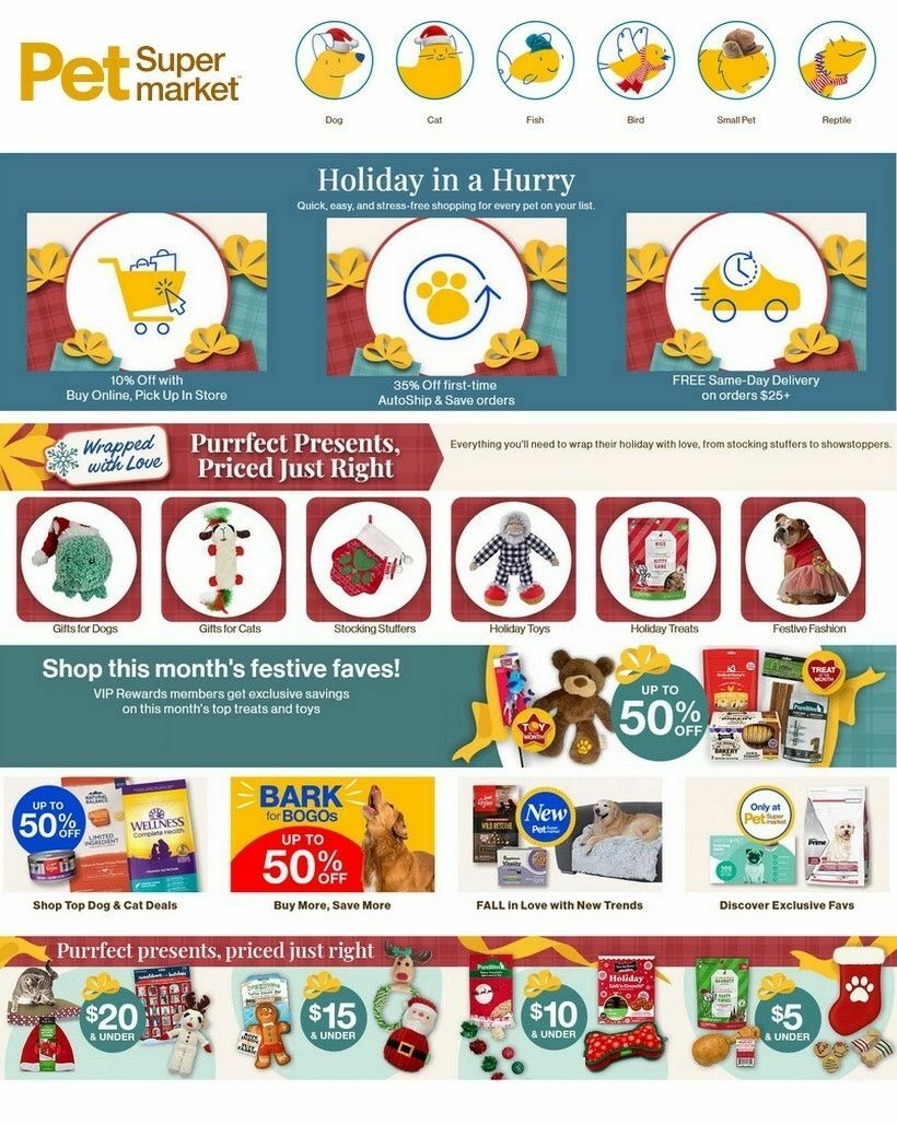 Pet Supermarket Weekly Ad from November 3