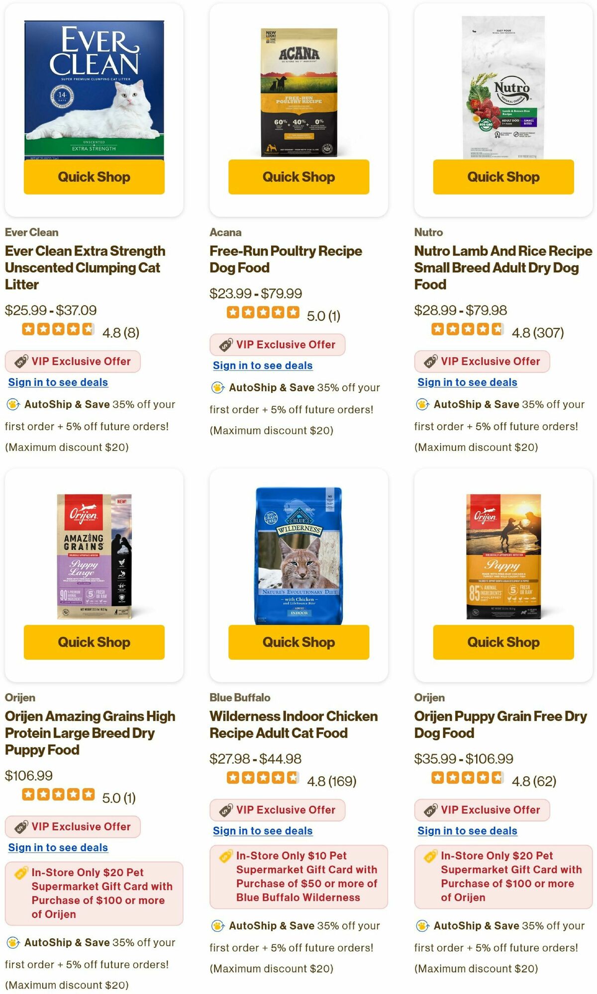 Pet Supermarket Weekly Ad from March 3