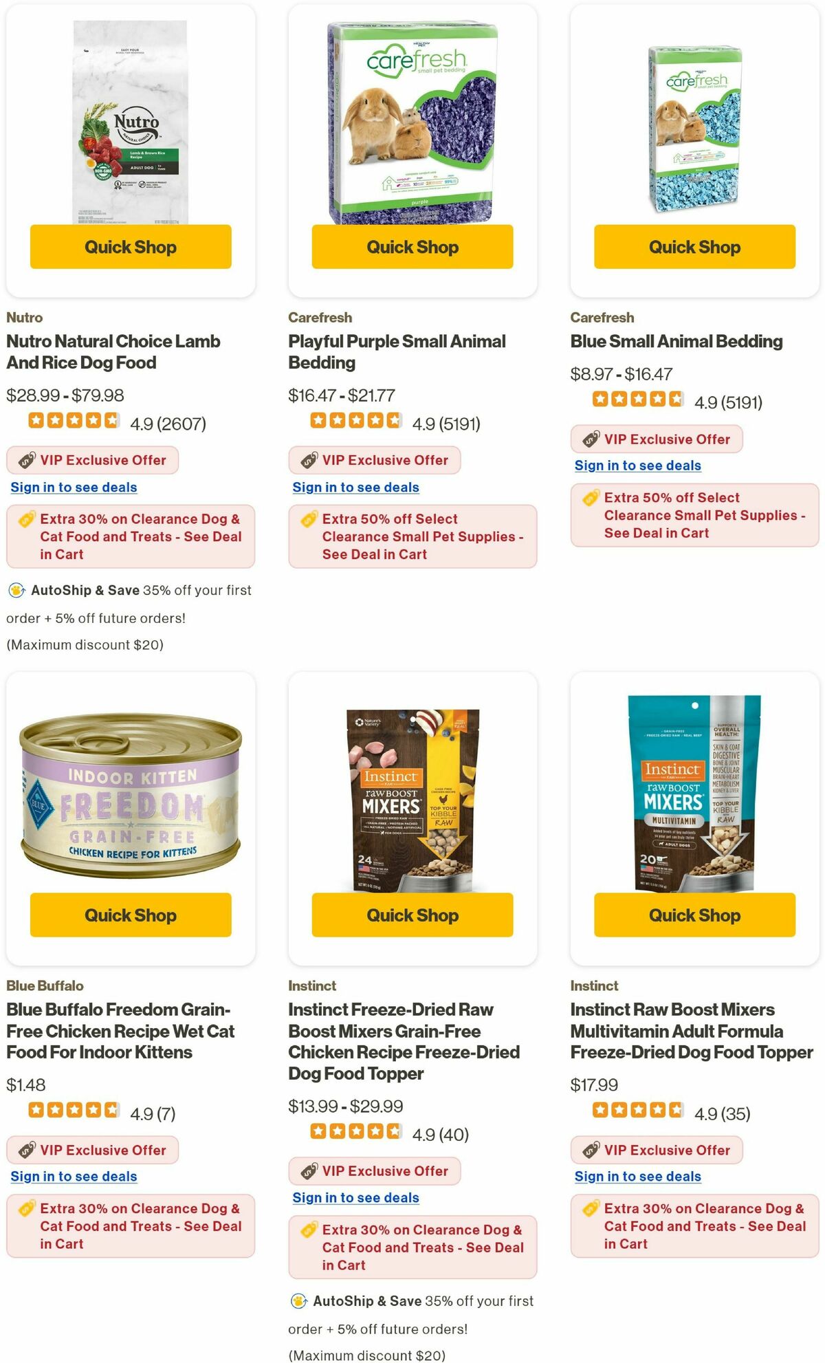 Pet Supermarket Weekly Ad from April 3