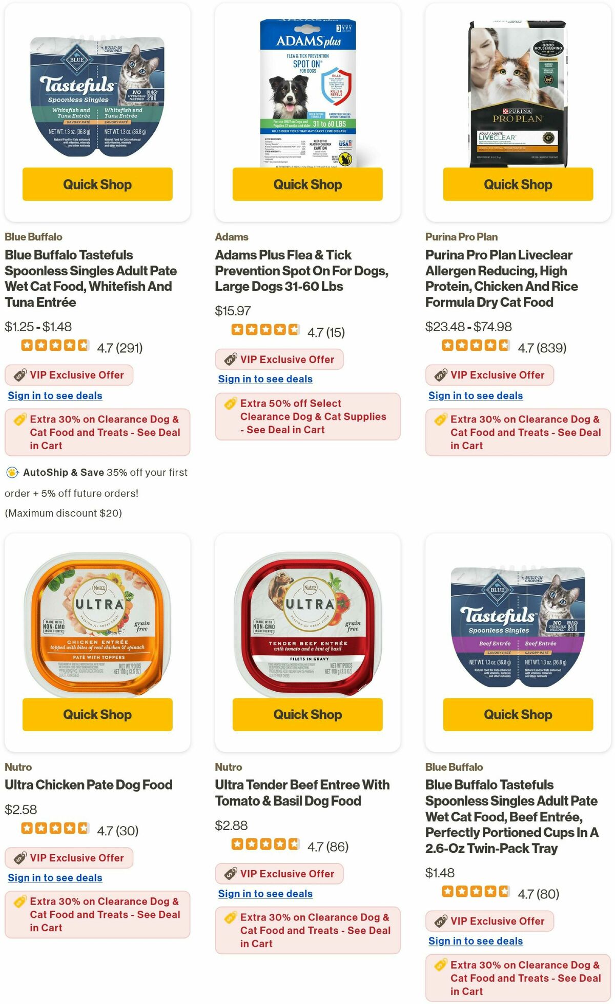 Pet Supermarket Weekly Ad from April 3