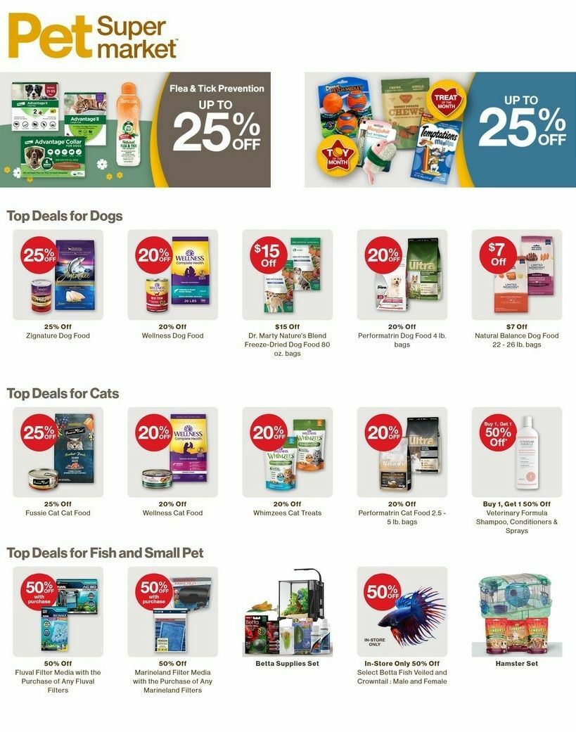 Pet Supermarket Weekly Ad from May 4