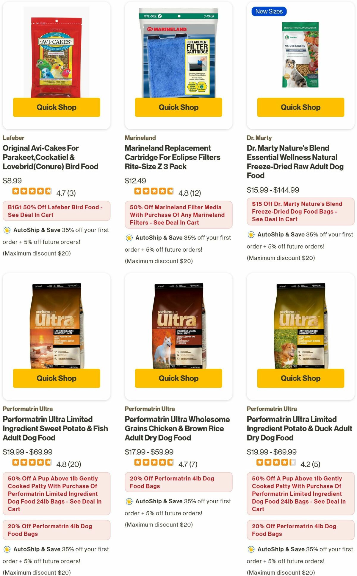 Pet Supermarket Weekly Ad from May 4
