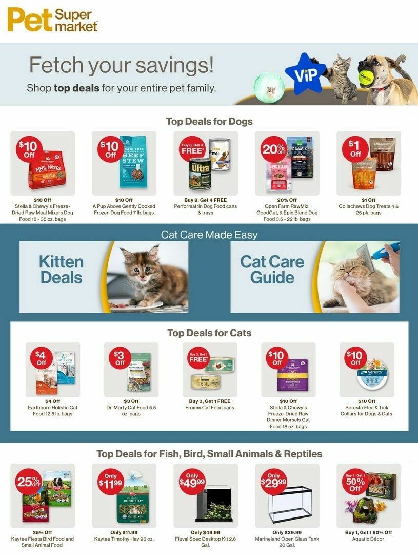 Pet Supermarket Weekly Ad from July 1