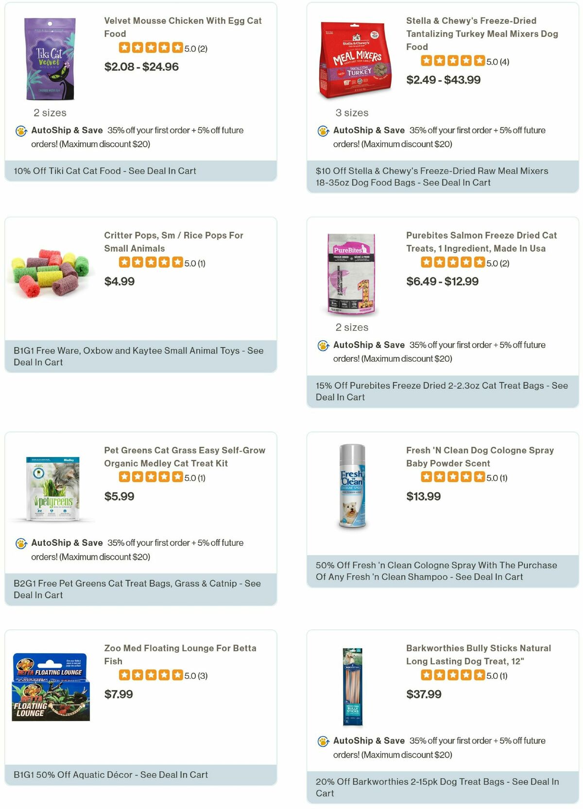 Pet Supermarket Weekly Ad from July 1