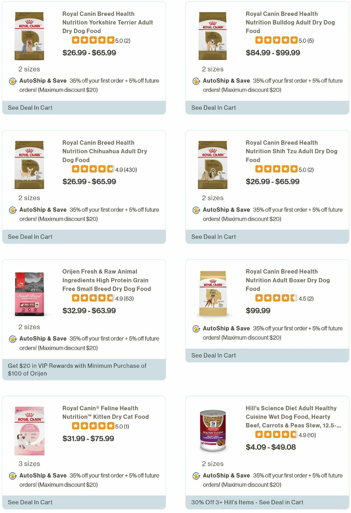 Pet Supermarket Weekly Ad from August 5