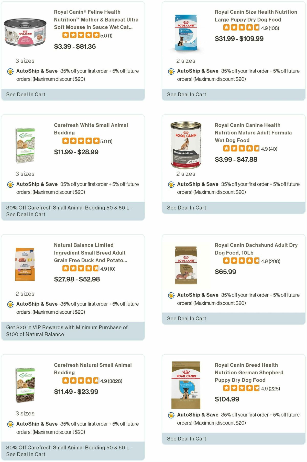 Pet Supermarket Weekly Ad from August 5