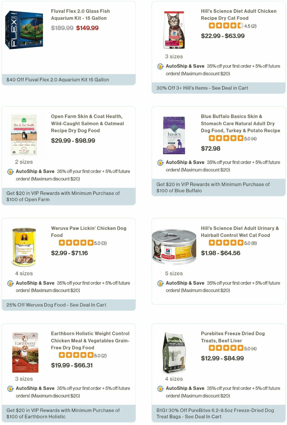 Pet Supermarket Weekly Ad from August 5