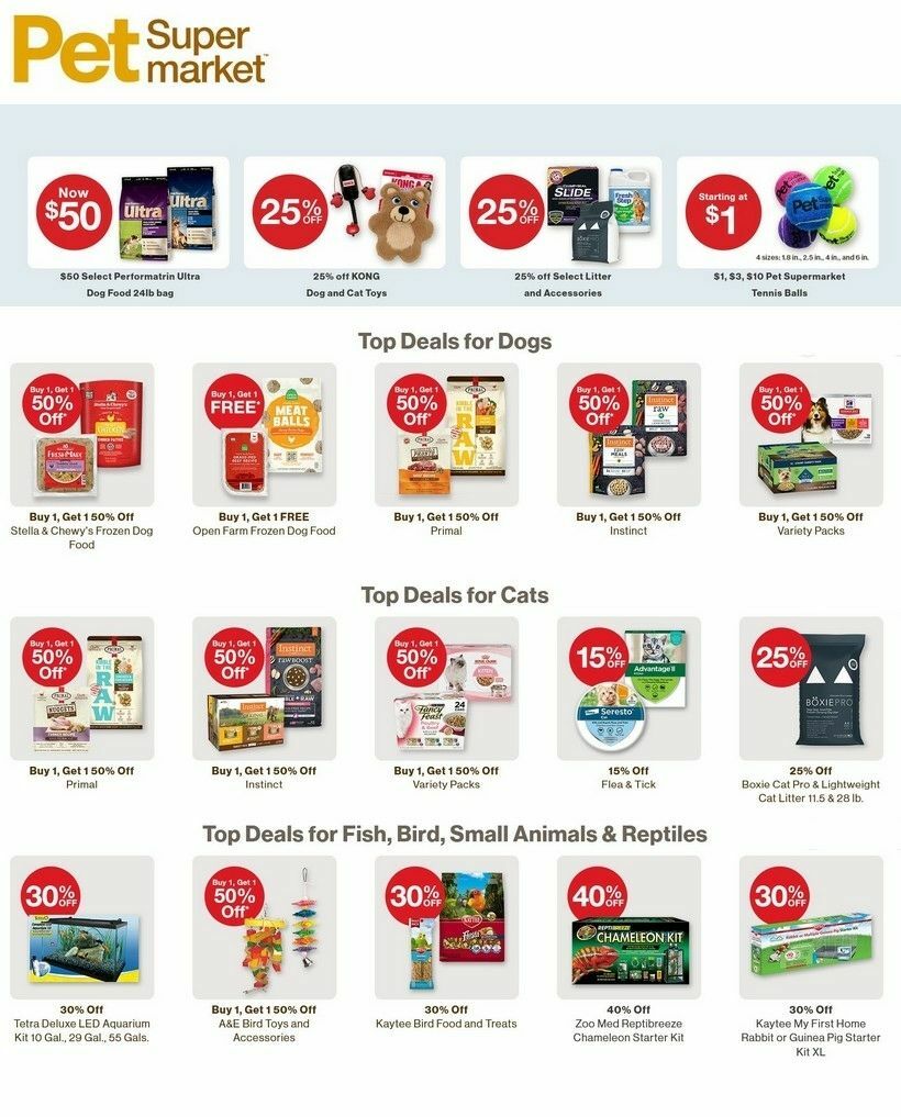 Pet Supermarket Weekly Ad from September 3