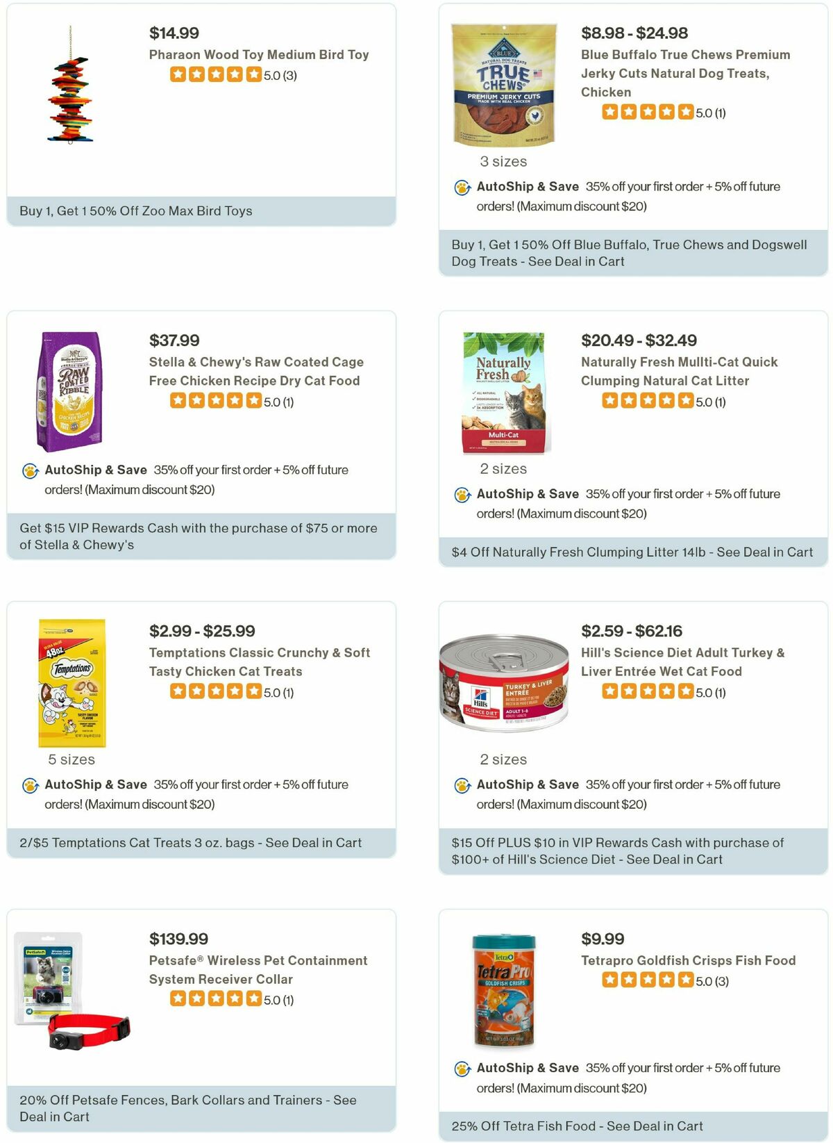 Pet Supermarket Weekly Ad from October 2