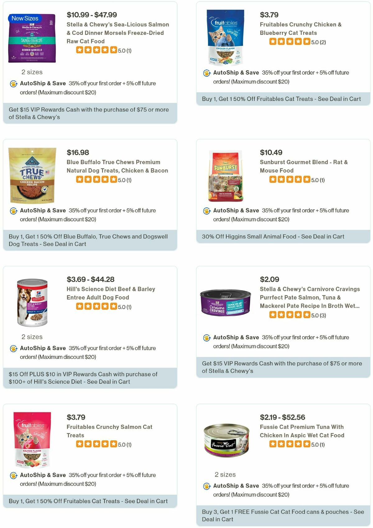 Pet Supermarket Weekly Ad from October 2