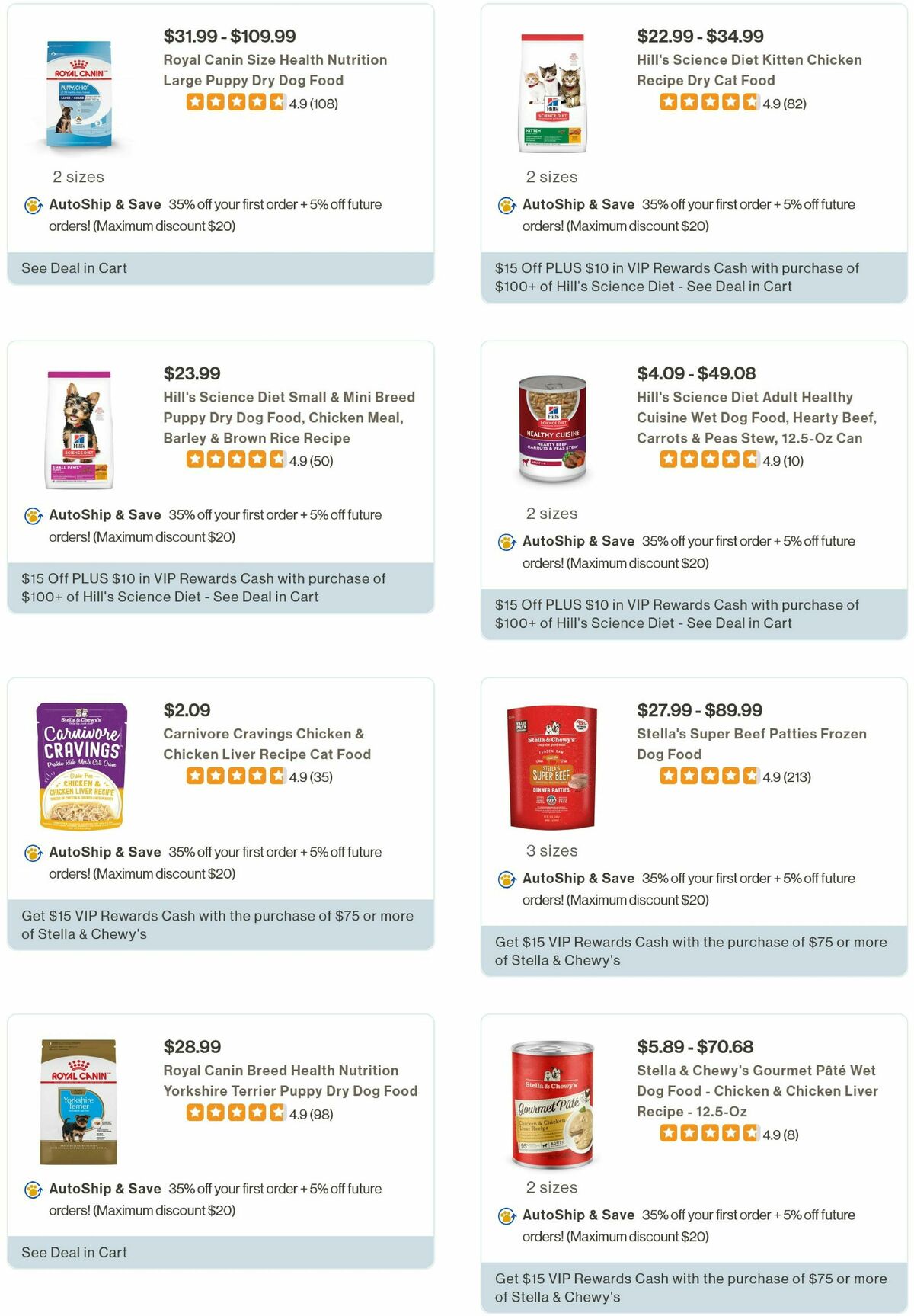 Pet Supermarket Weekly Ad from October 2