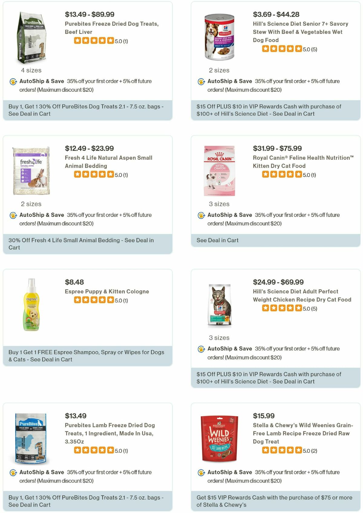Pet Supermarket Weekly Ad from October 2