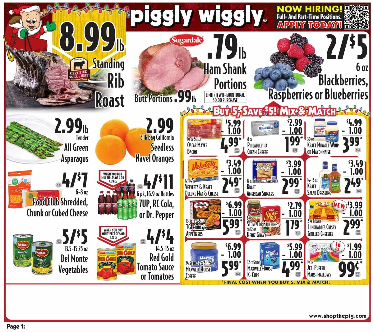 Piggly Wiggly Weekly Ad from December 13