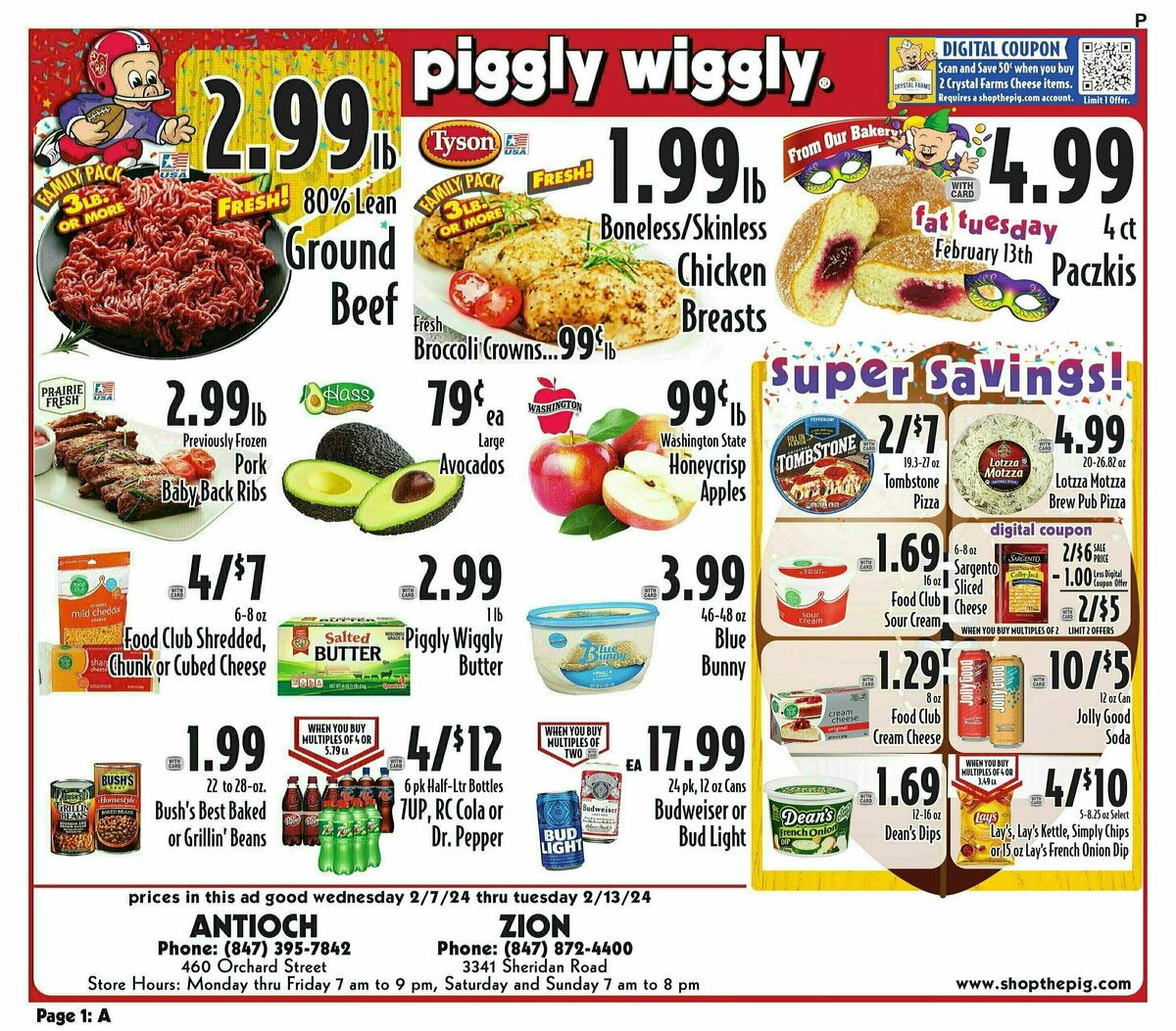 Piggly Wiggly Weekly Ad from February 7