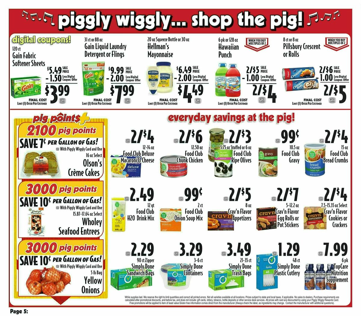 Piggly Wiggly Weekly Ad from February 7