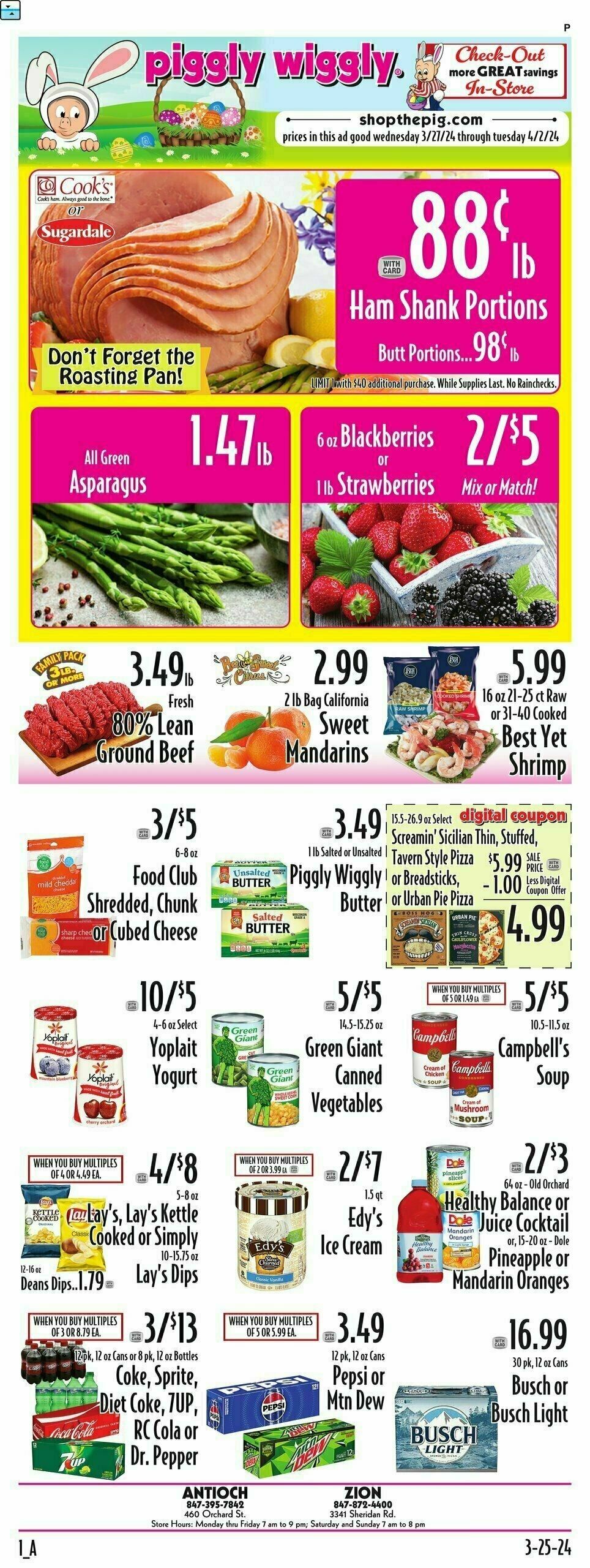 Piggly Wiggly Weekly Ad from March 27