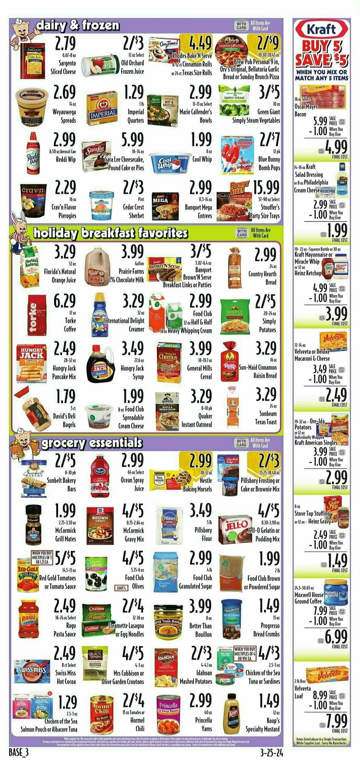 Piggly Wiggly Weekly Ad from March 27