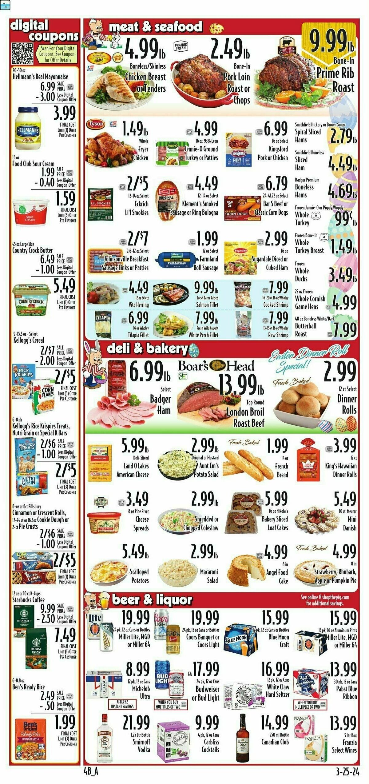 Piggly Wiggly Weekly Ad from March 27