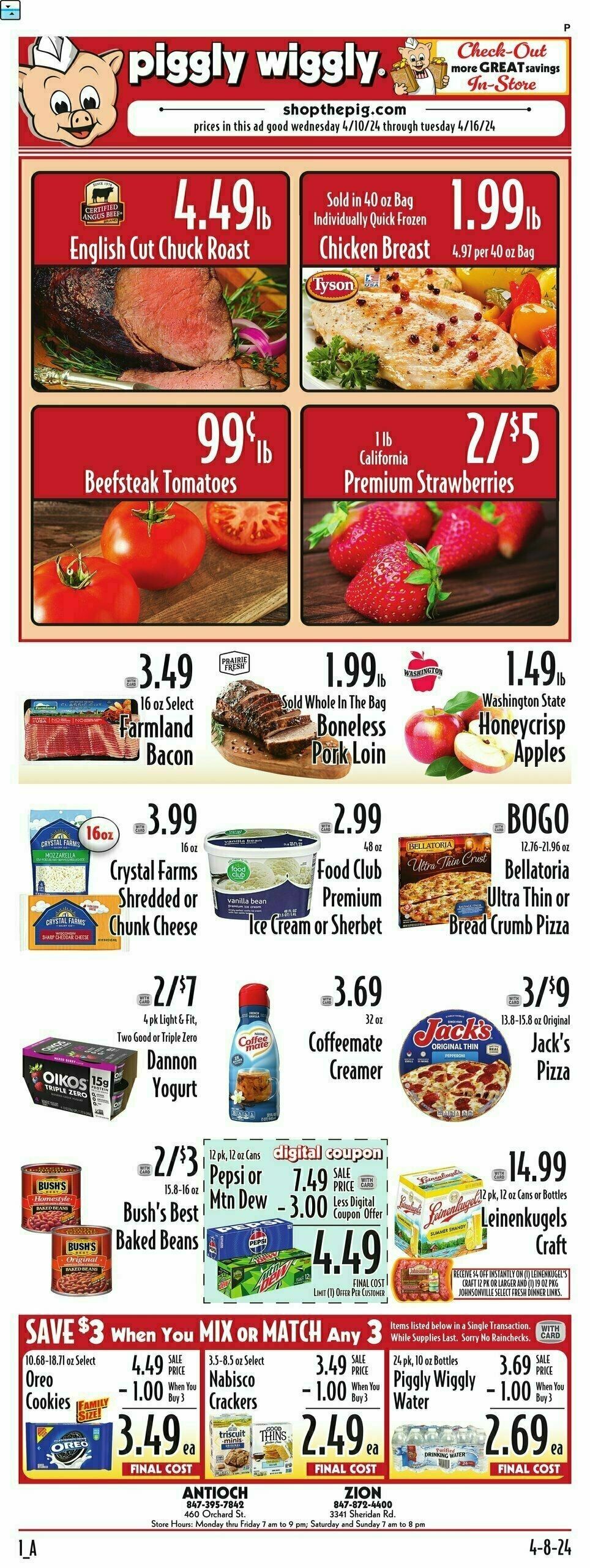 Piggly Wiggly Weekly Ad from April 10