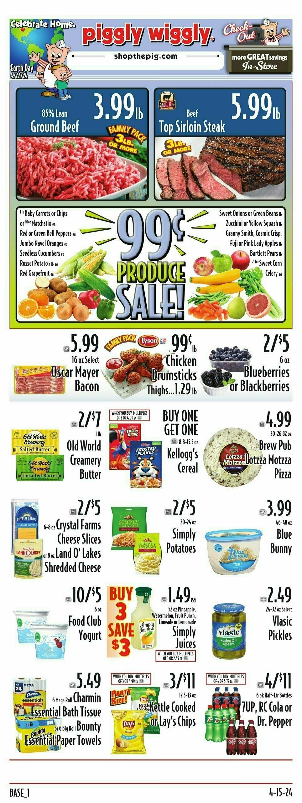 Piggly Wiggly Weekly Ad from April 17