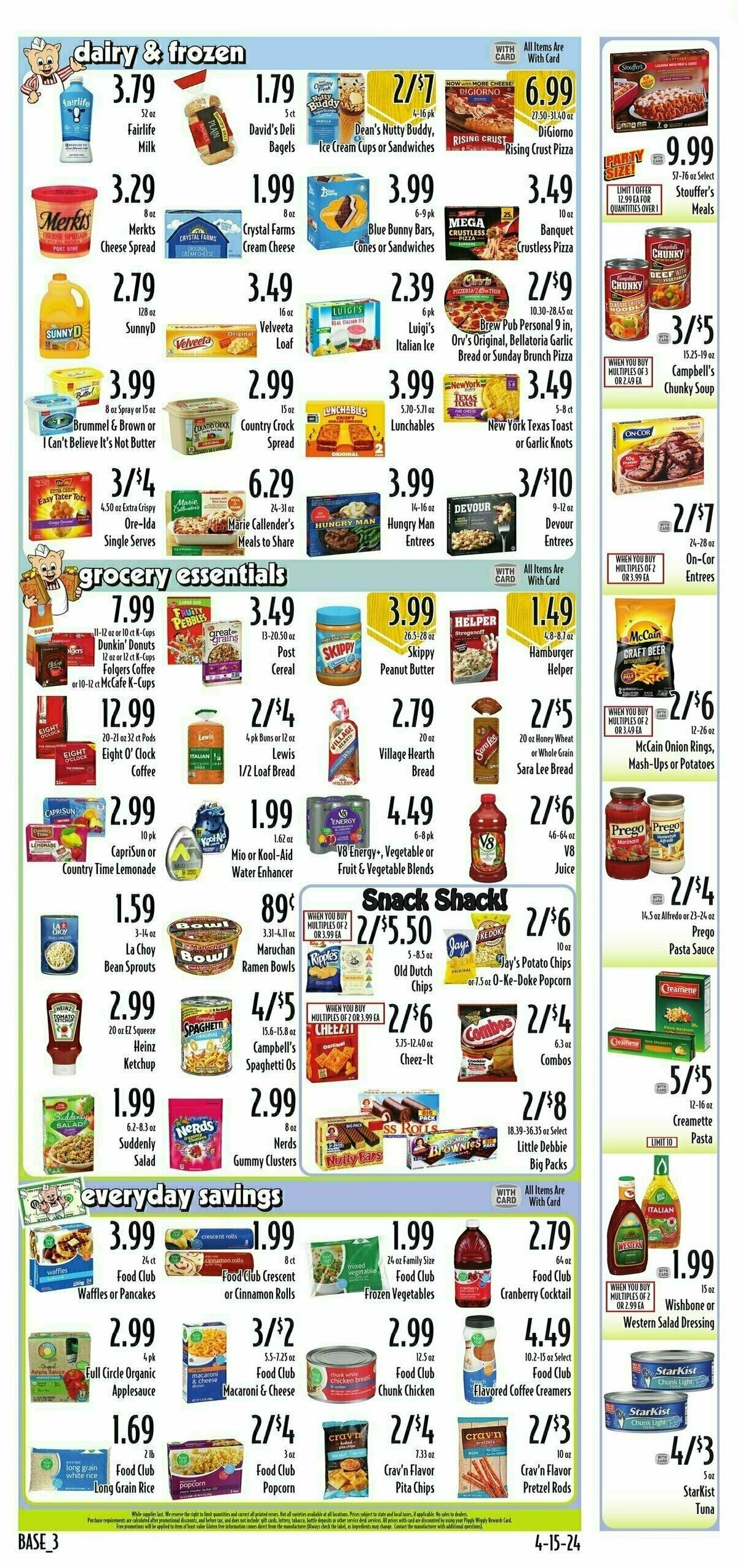 Piggly Wiggly Weekly Ad from April 17