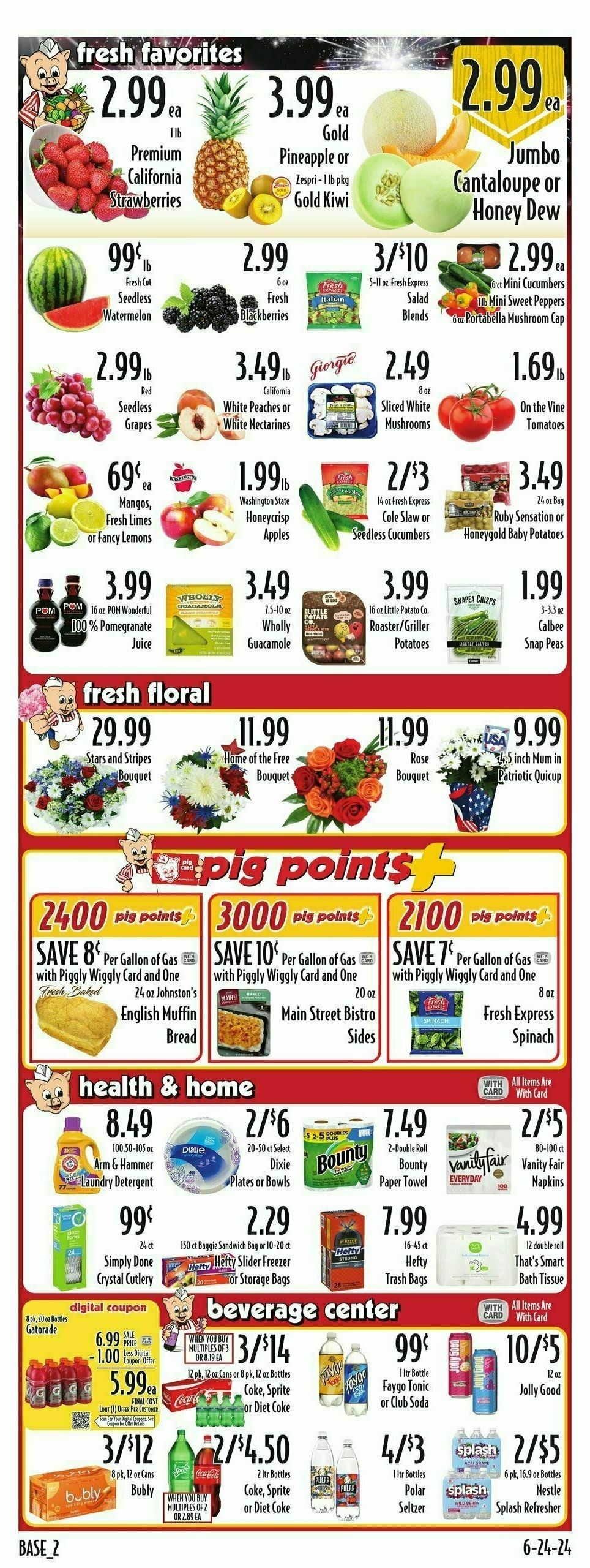 Piggly Wiggly Weekly Ad from June 26