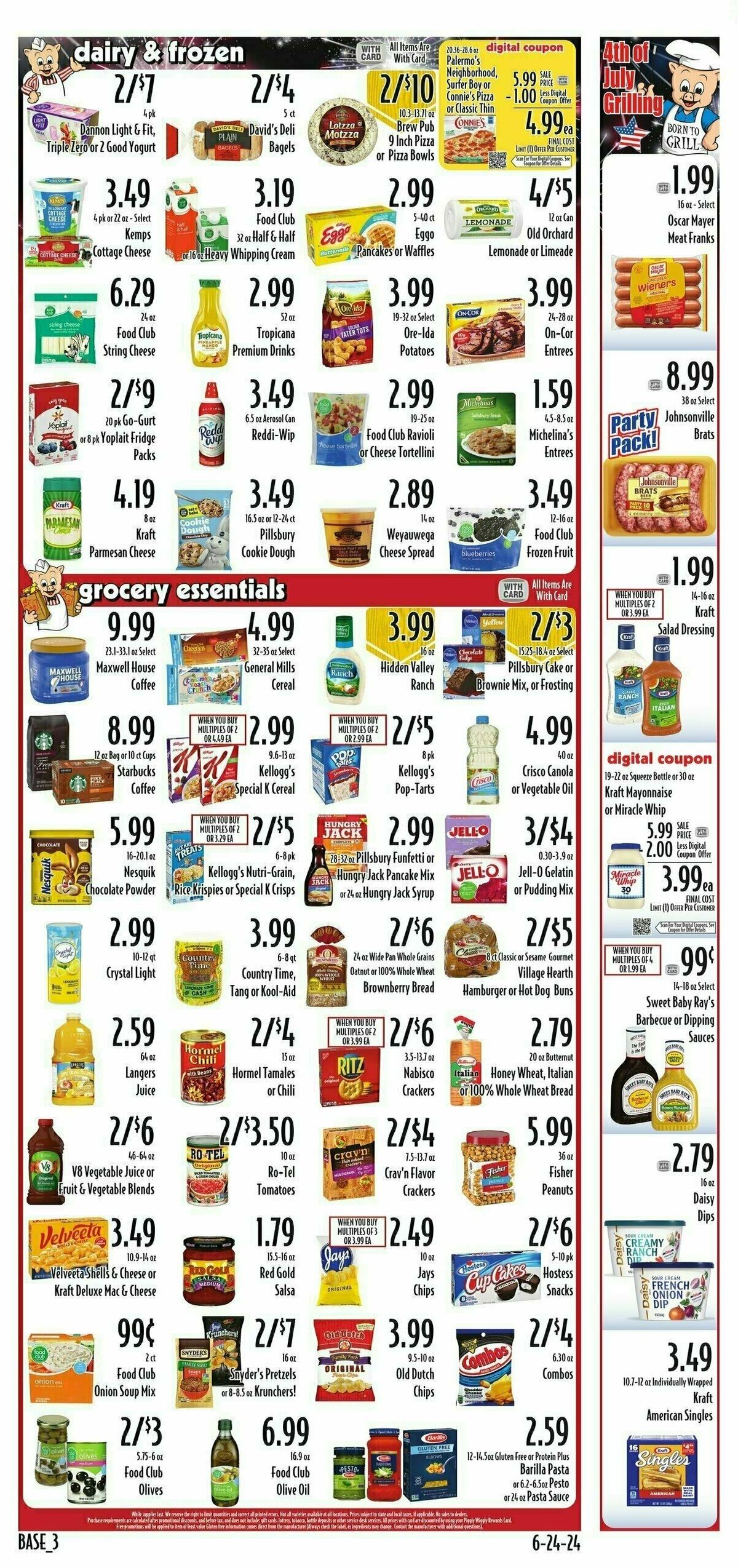 Piggly Wiggly Weekly Ad from June 26