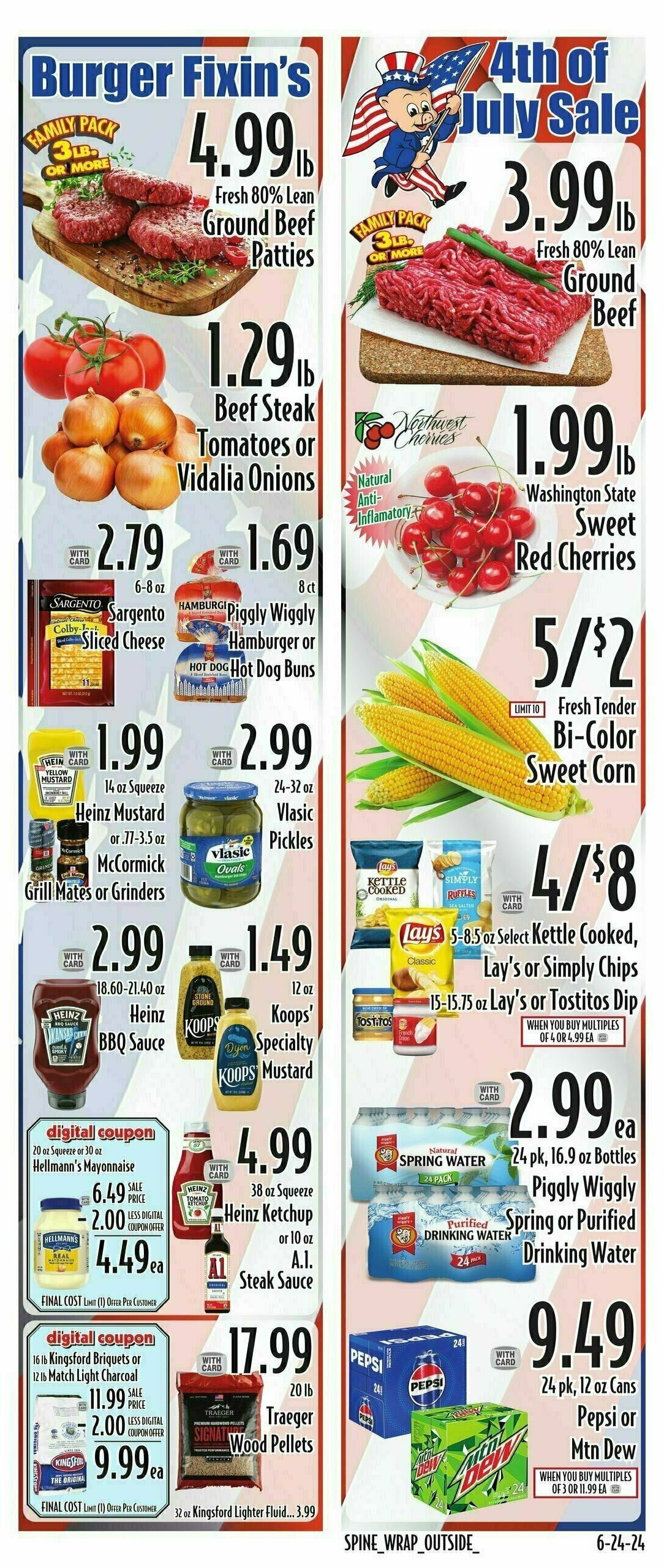 Piggly Wiggly Weekly Ad from June 26