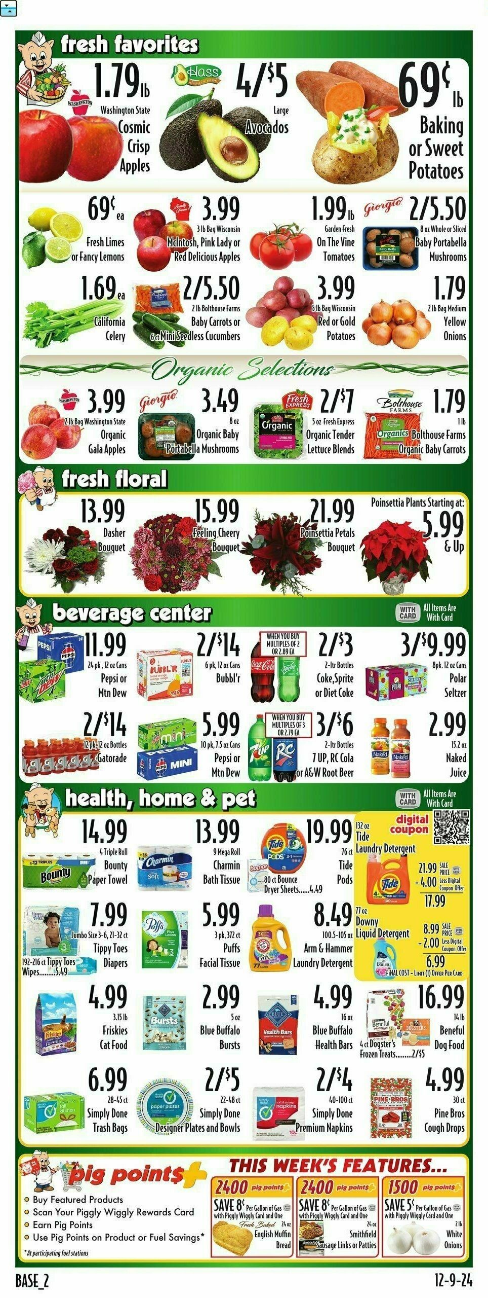 Piggly Wiggly Weekly Ad from December 11