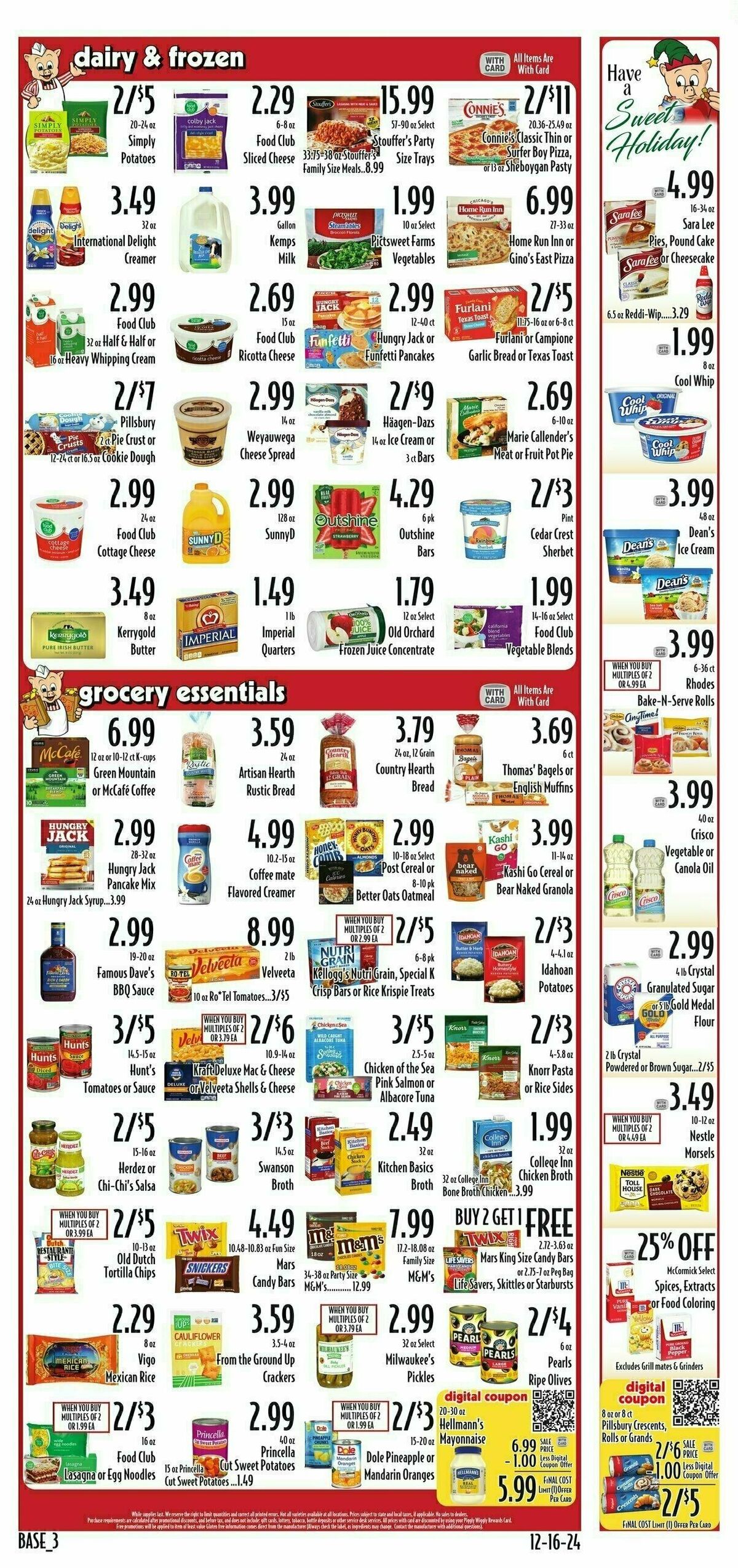 Piggly Wiggly Weekly Ad from December 18