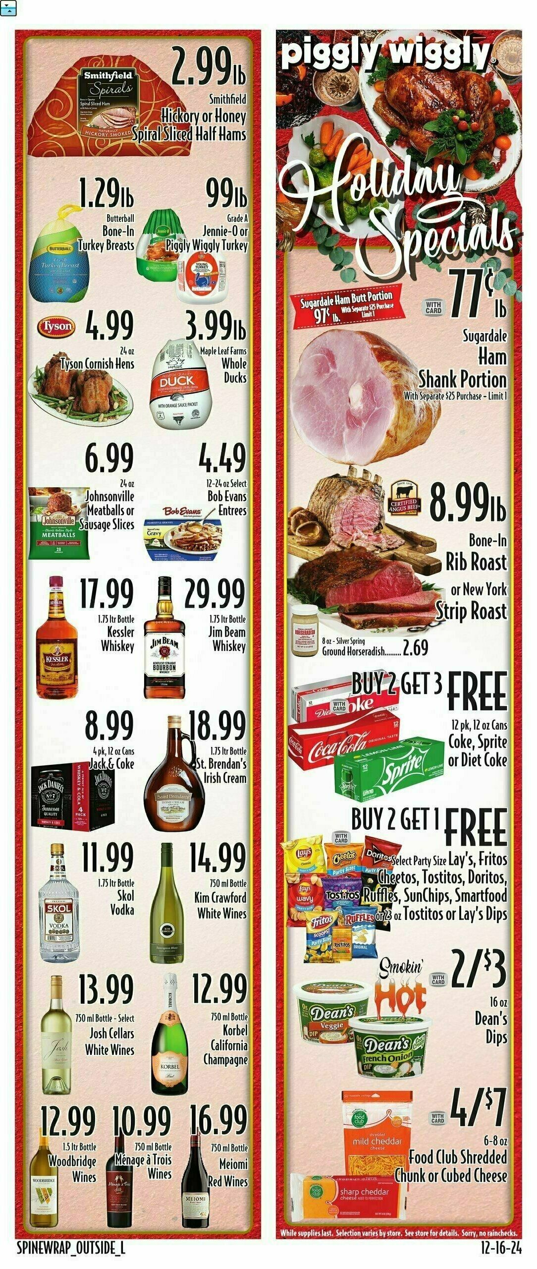 Piggly Wiggly Weekly Ad from December 18