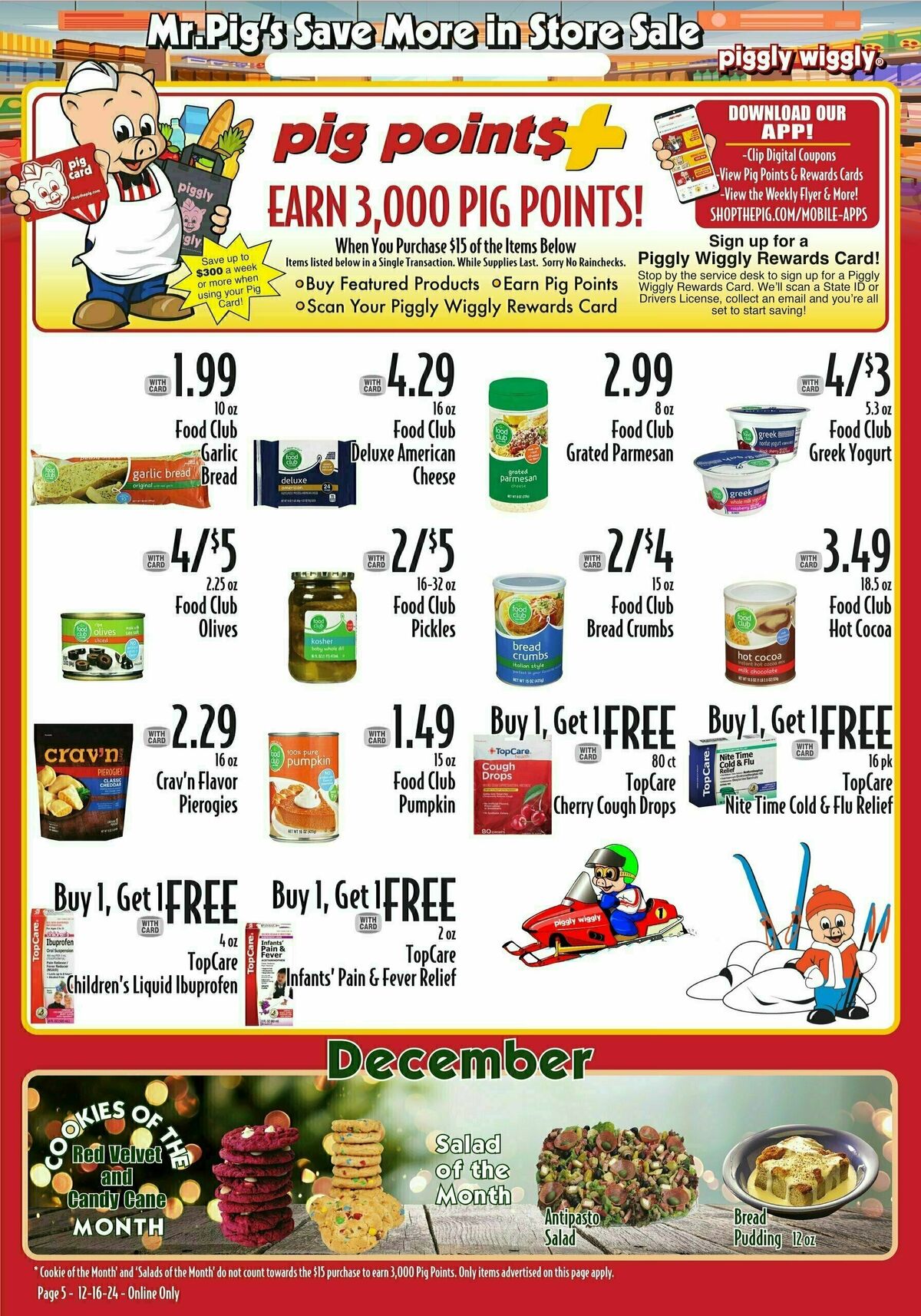 Piggly Wiggly Weekly Ad from December 18