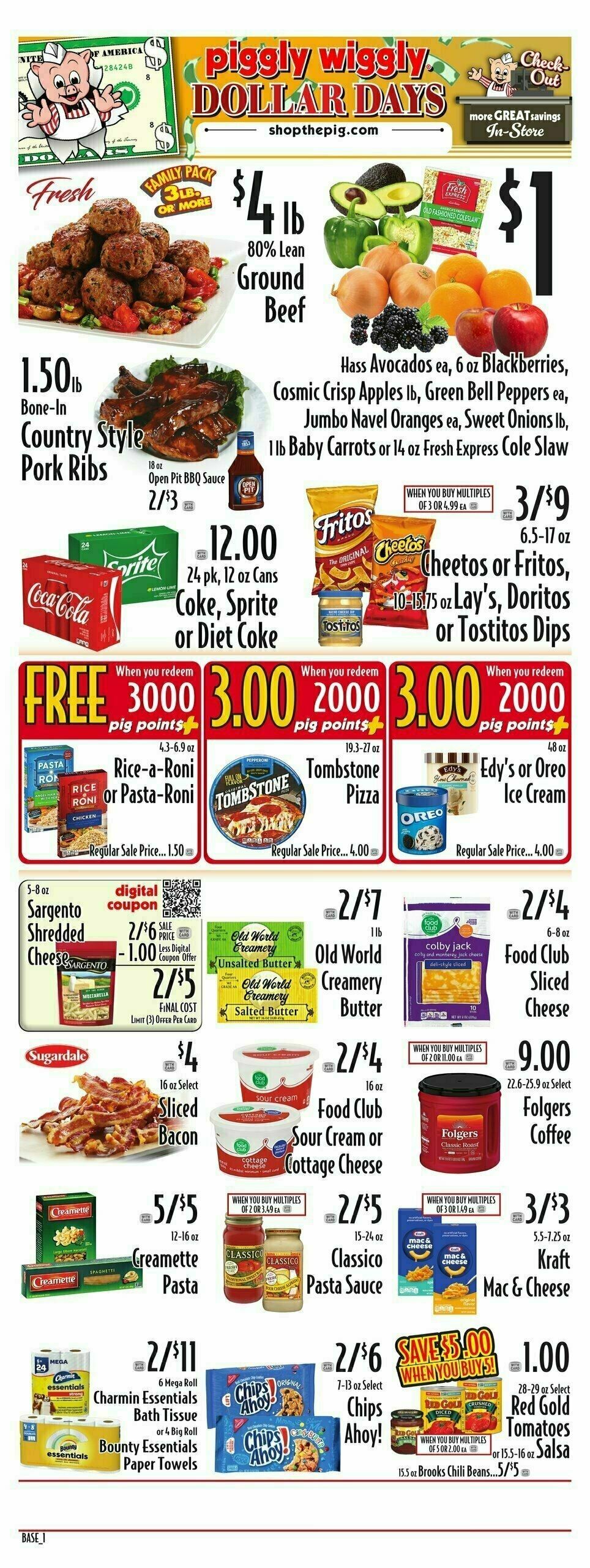 Piggly Wiggly Weekly Ad from January 22