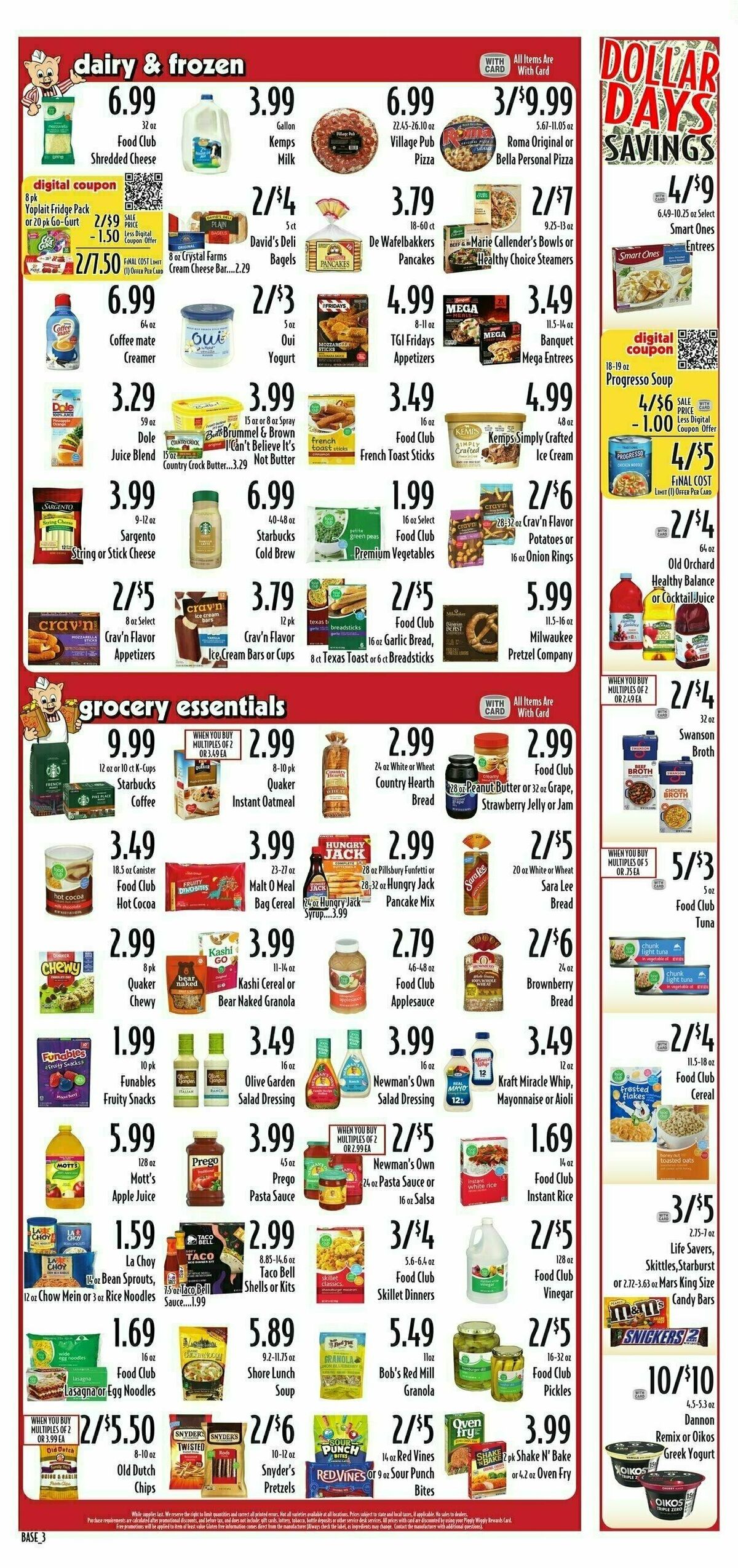 Piggly Wiggly Weekly Ad from January 22