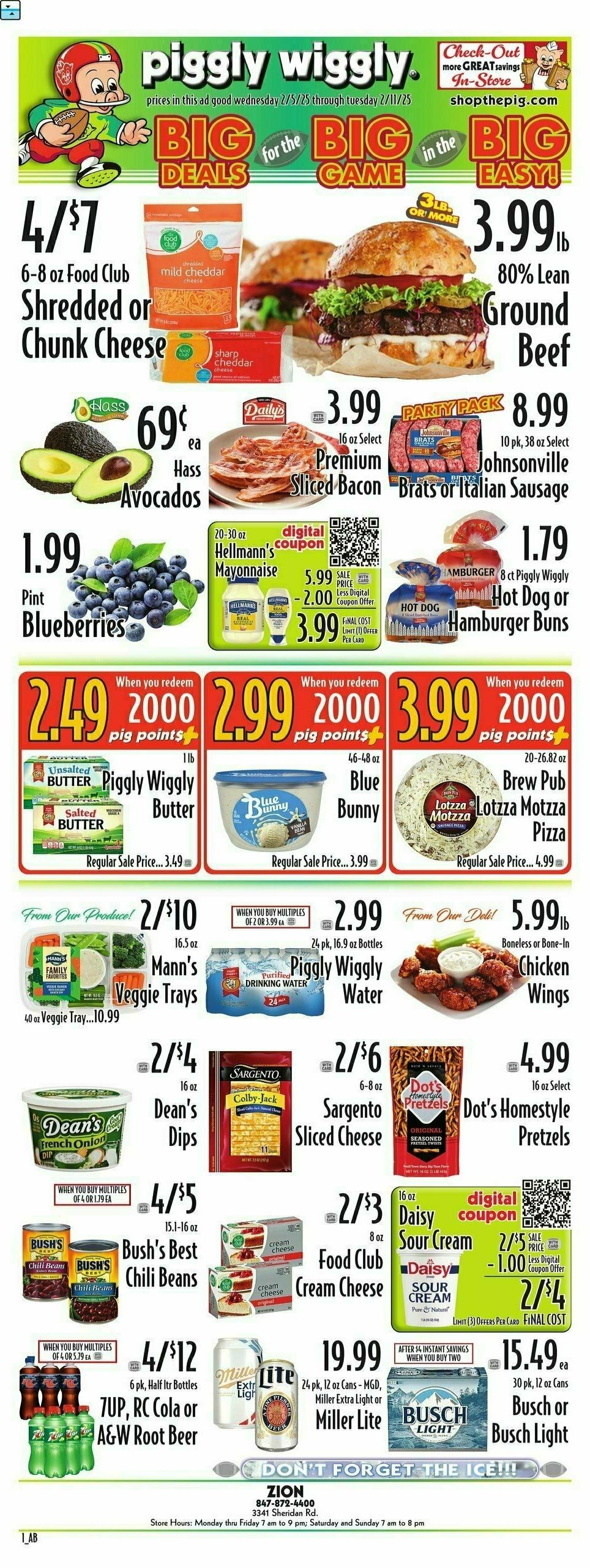 Piggly Wiggly Weekly Ad from February 5