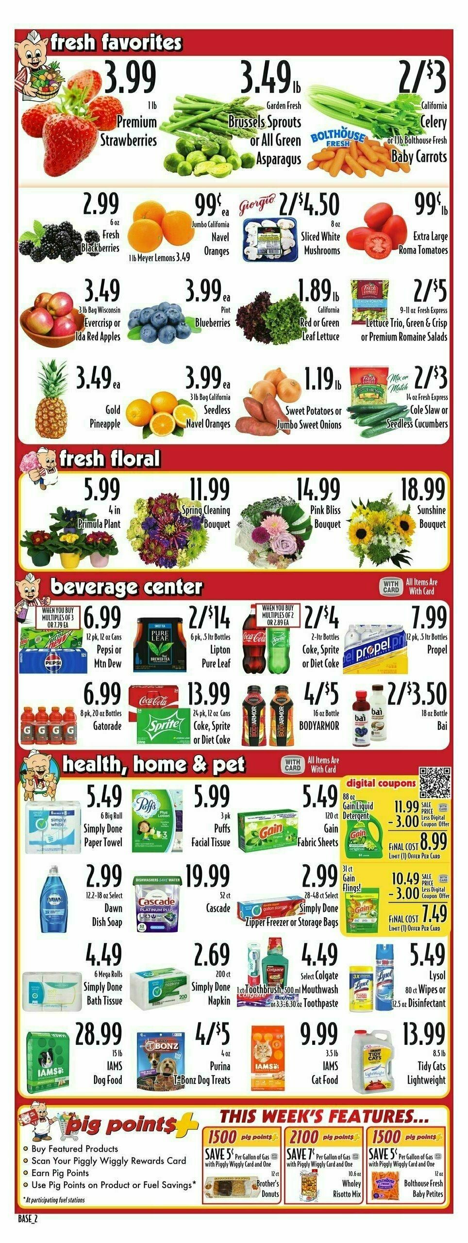 Piggly Wiggly Weekly Ad from February 19
