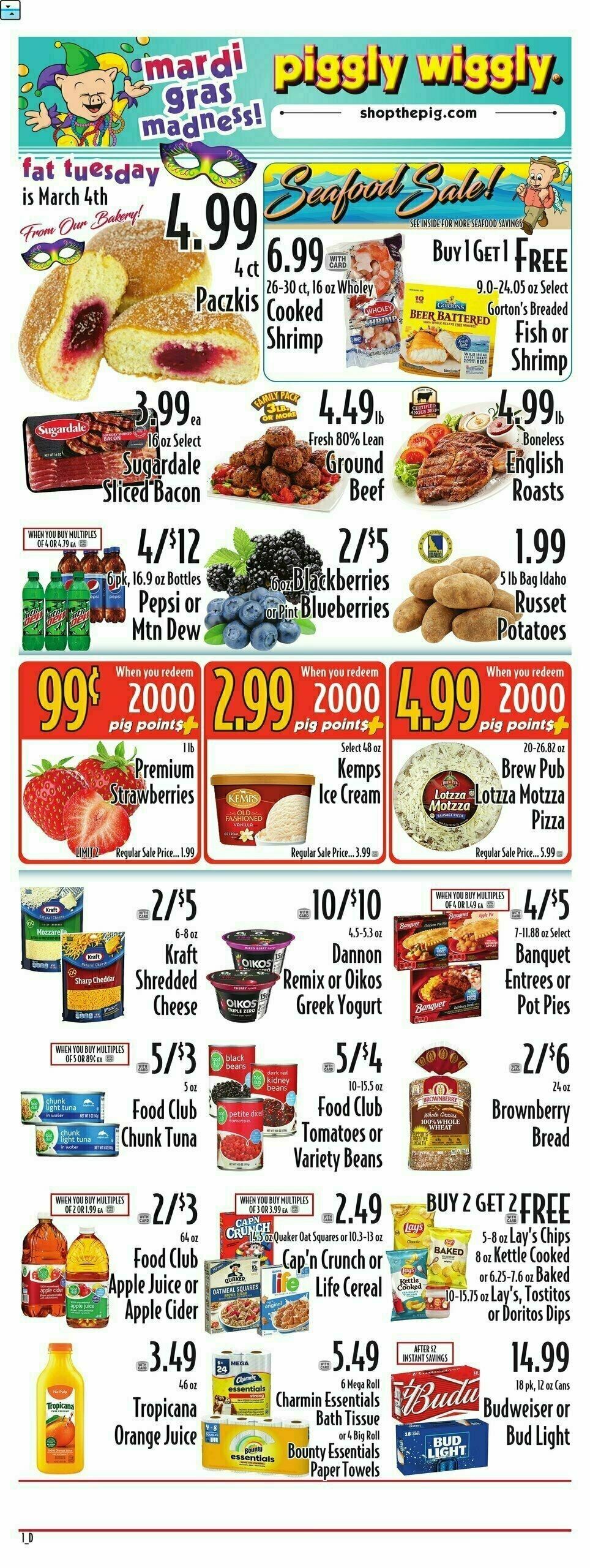 Piggly Wiggly Weekly Ad from February 26