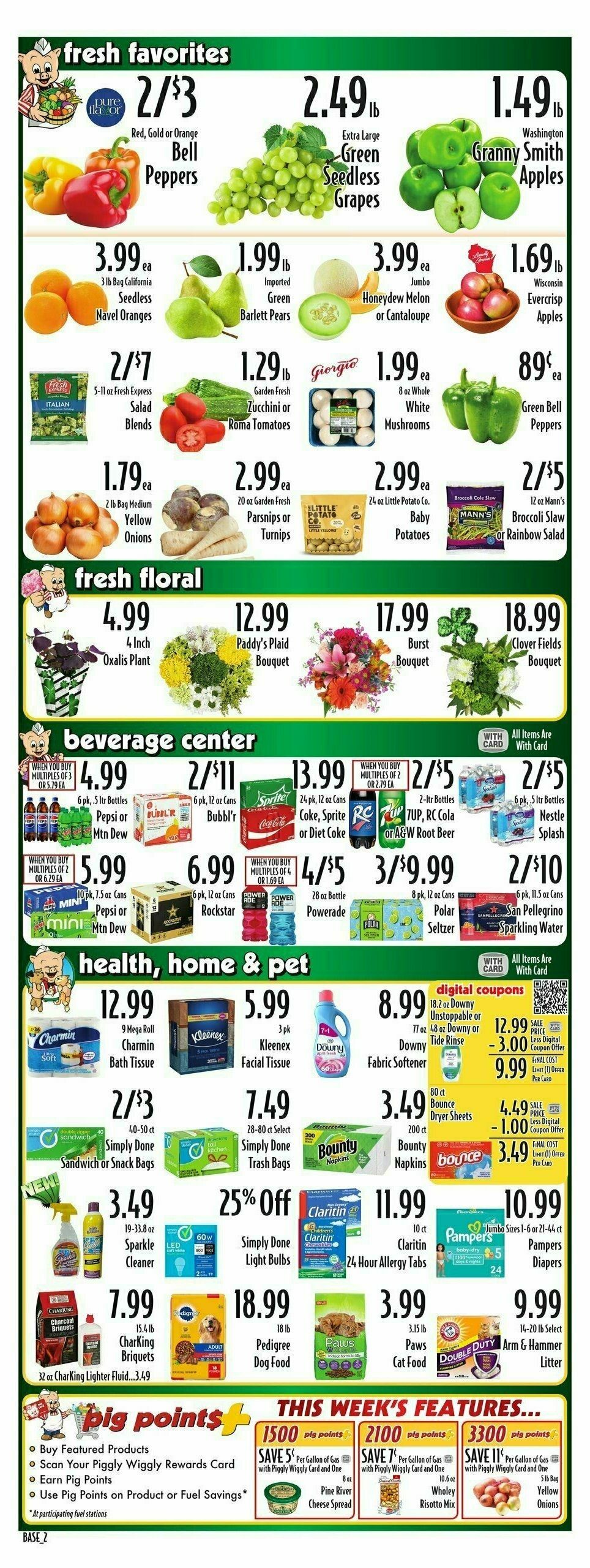 Piggly Wiggly Weekly Ad from March 12