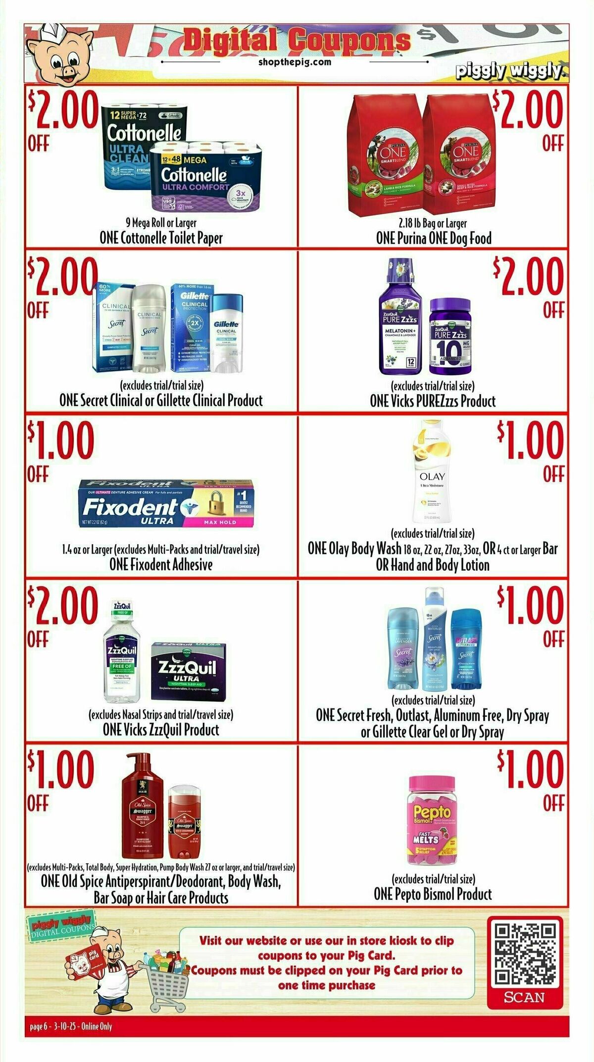 Piggly Wiggly Weekly Ad from March 12