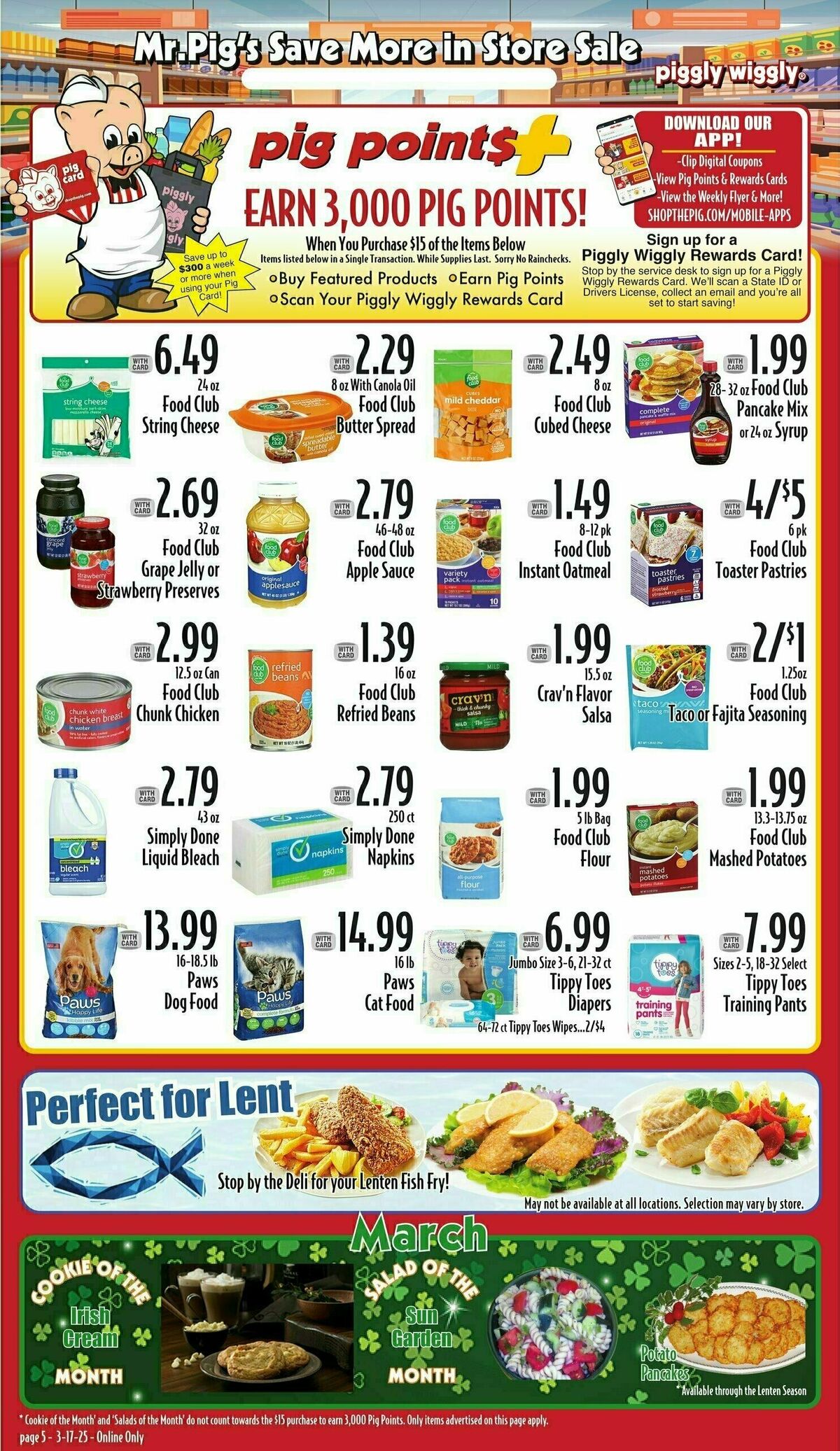 Piggly Wiggly Weekly Ad from March 19