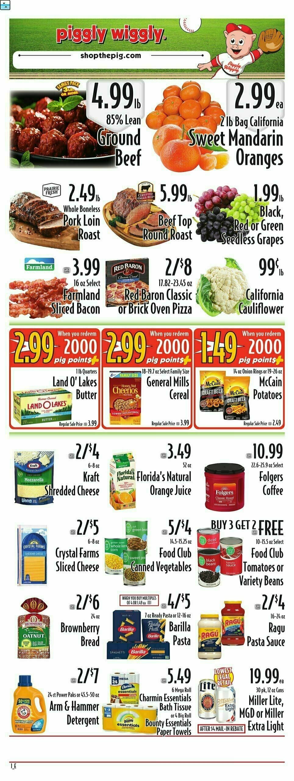 Piggly Wiggly Weekly Ad from March 26
