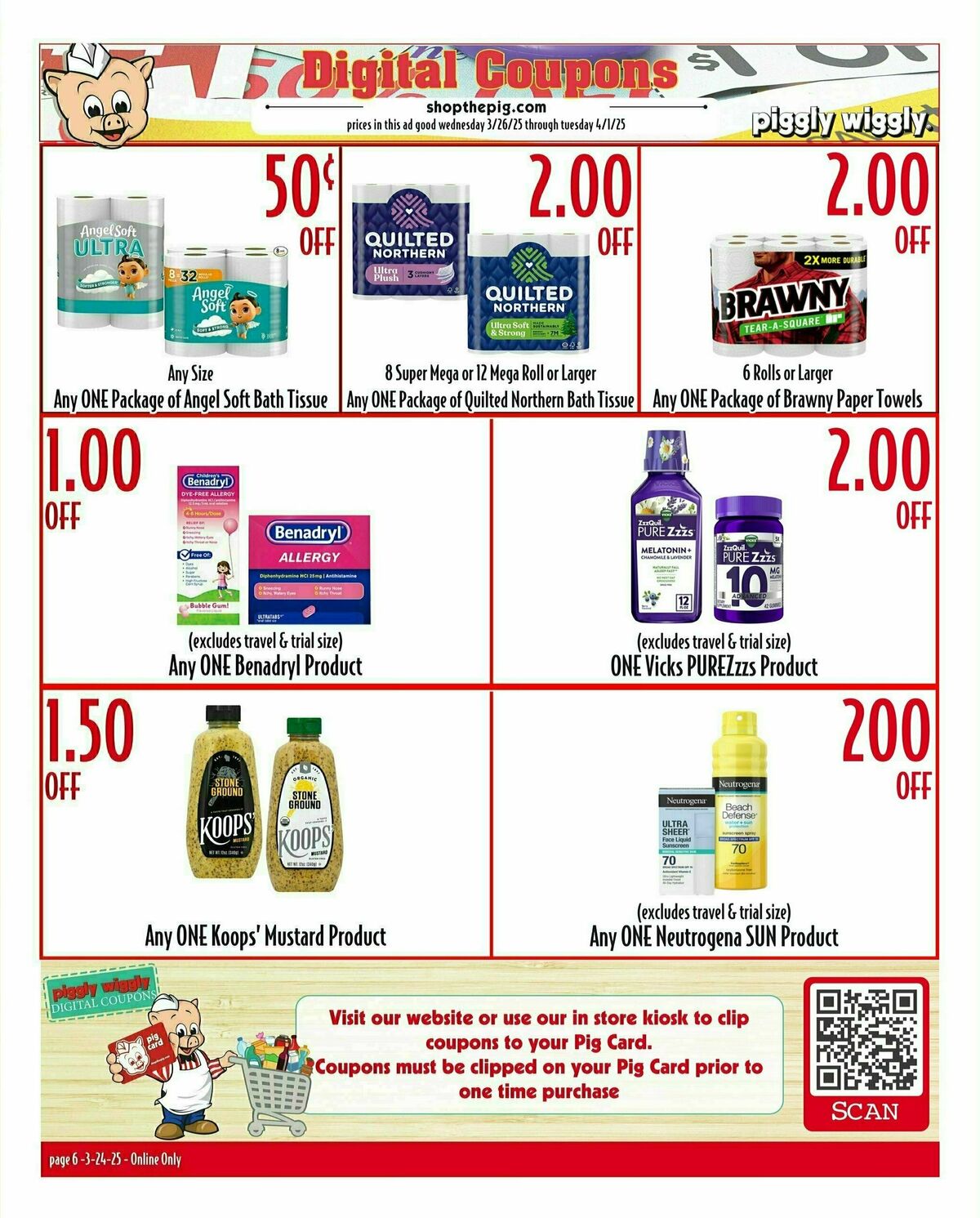 Piggly Wiggly Weekly Ad from March 26